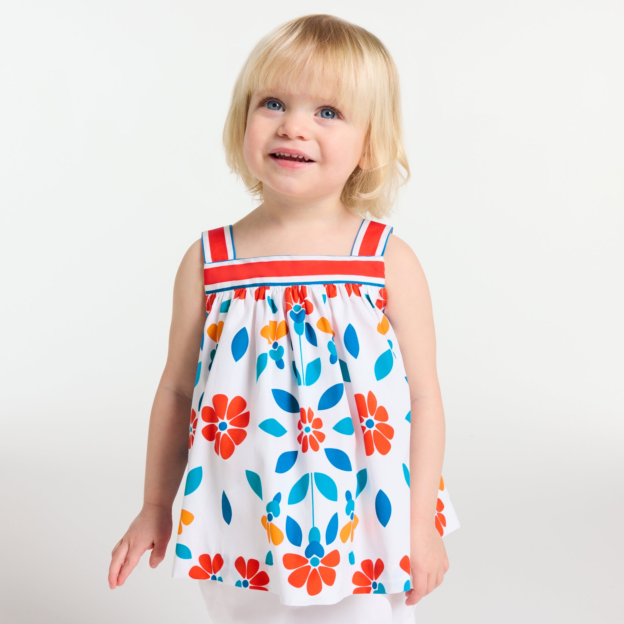 Toddler girl blouse in poplin