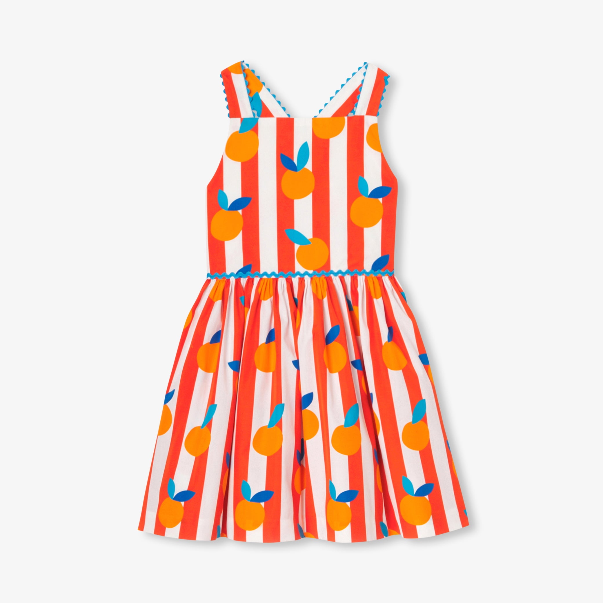 Girl cross-back dress