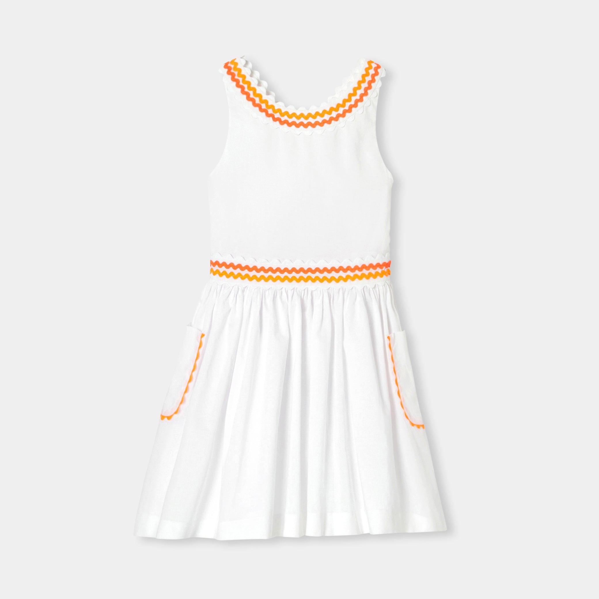 Girl dress in cotton voile