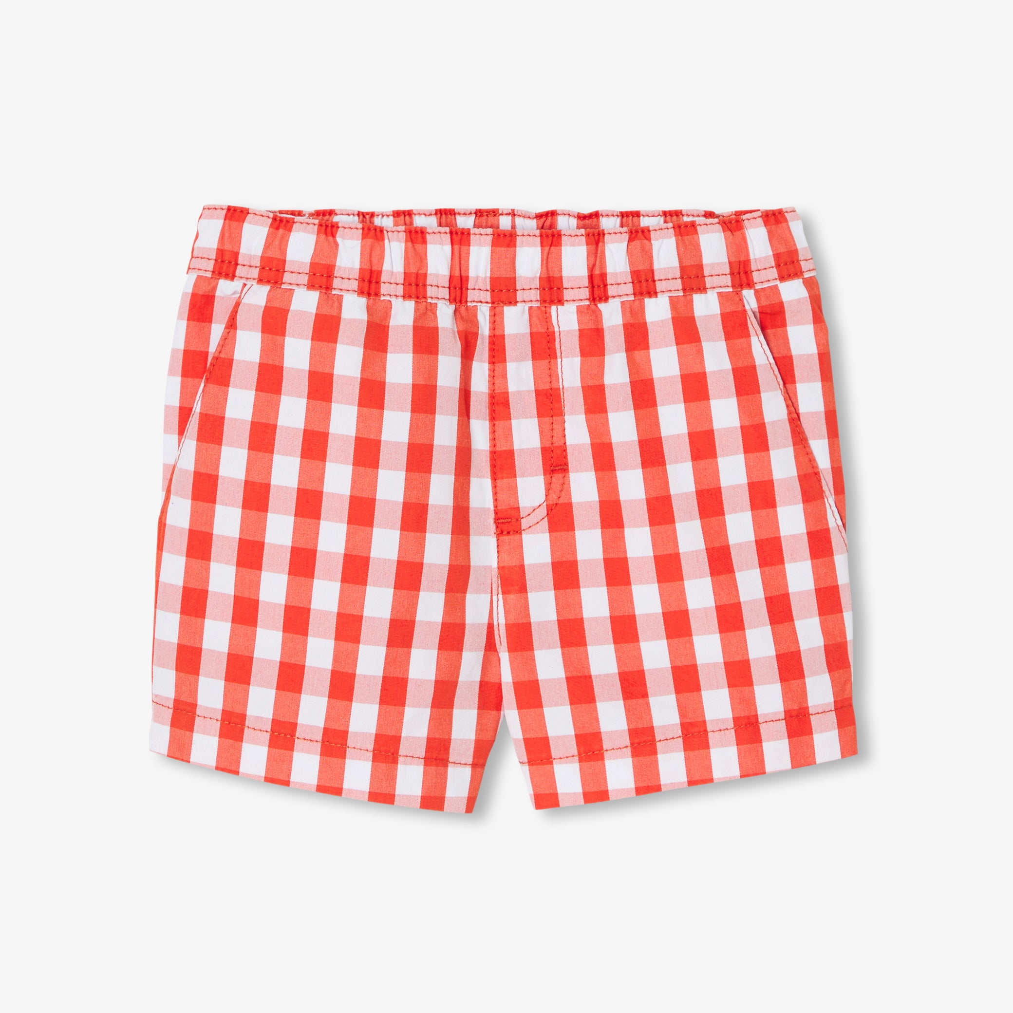 Toddler boy shorts in gingham