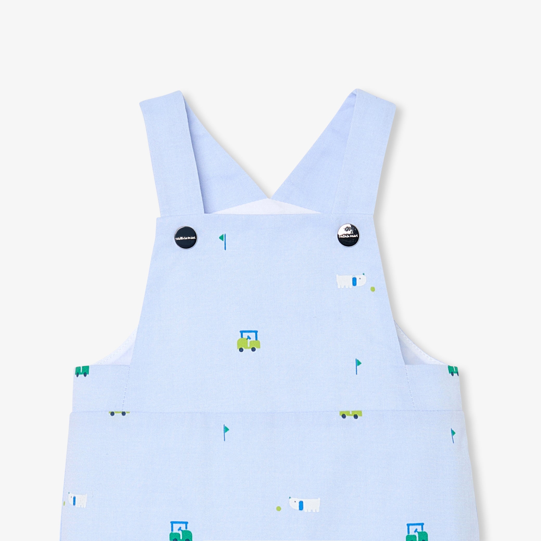 Baby boy Oxford romper