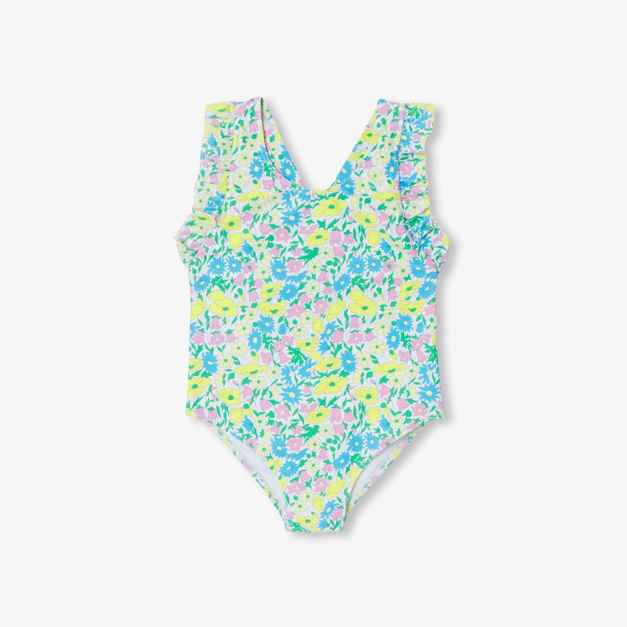 Baby girl swimsuit in Liberty fabric