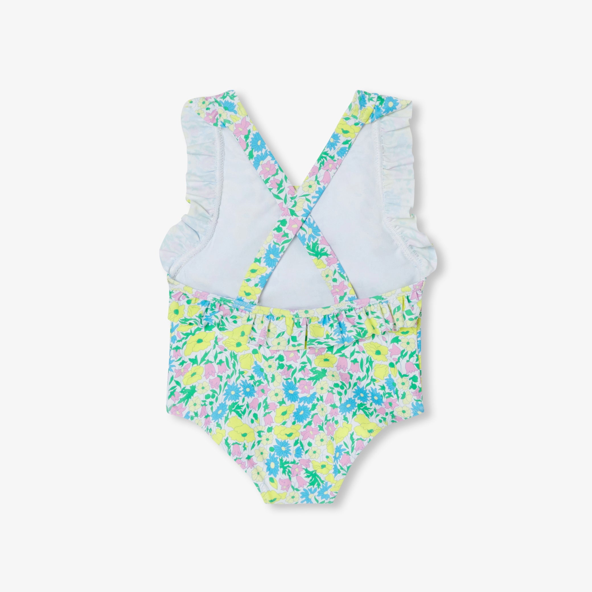 Baby girl swimsuit in Liberty fabric