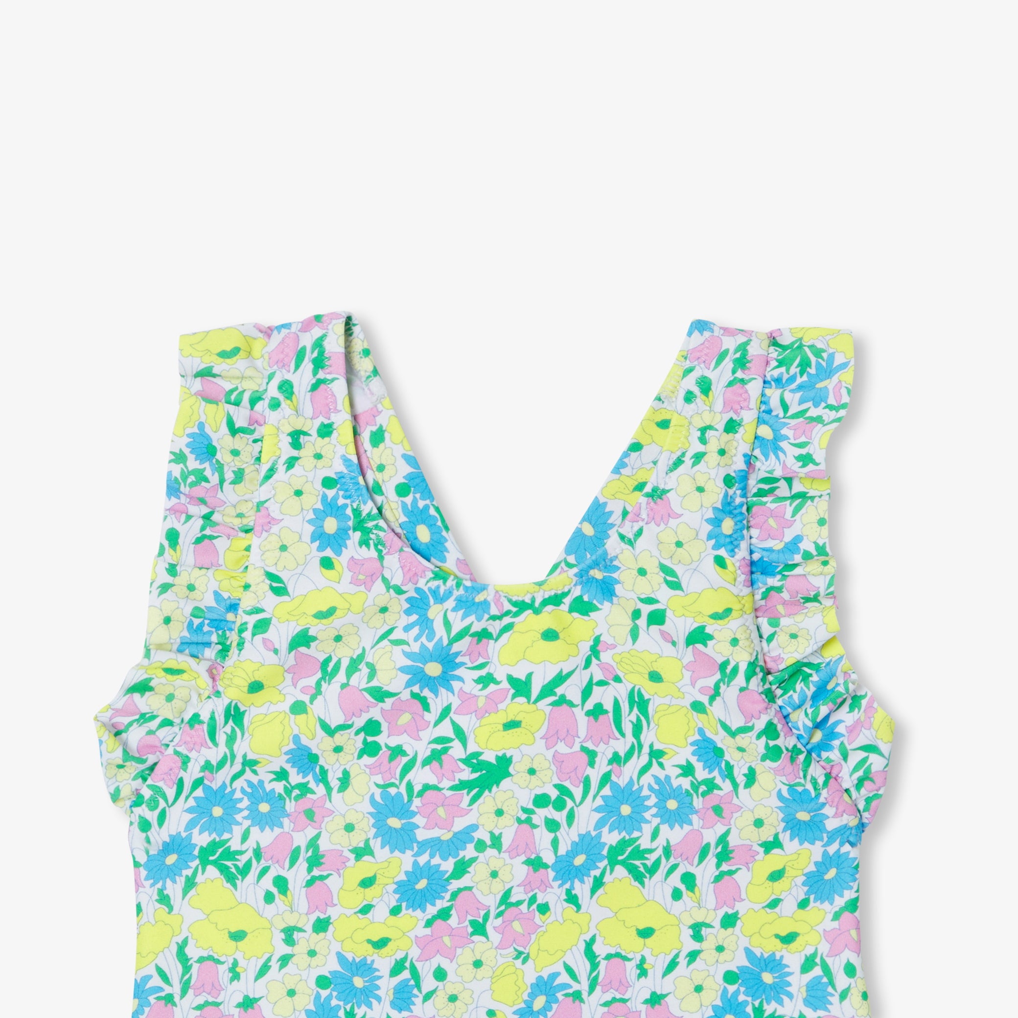 Baby girl swimsuit in Liberty fabric