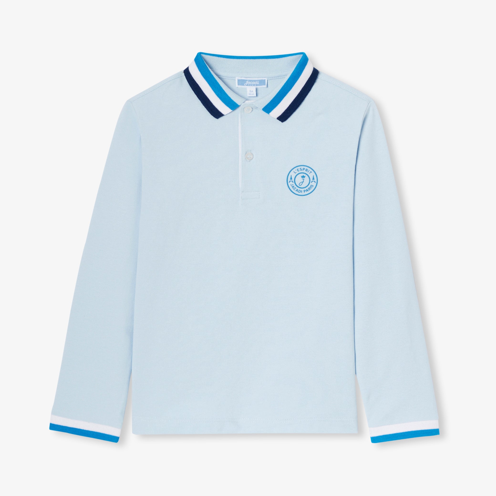 Boy's polo shirt in cotton pique