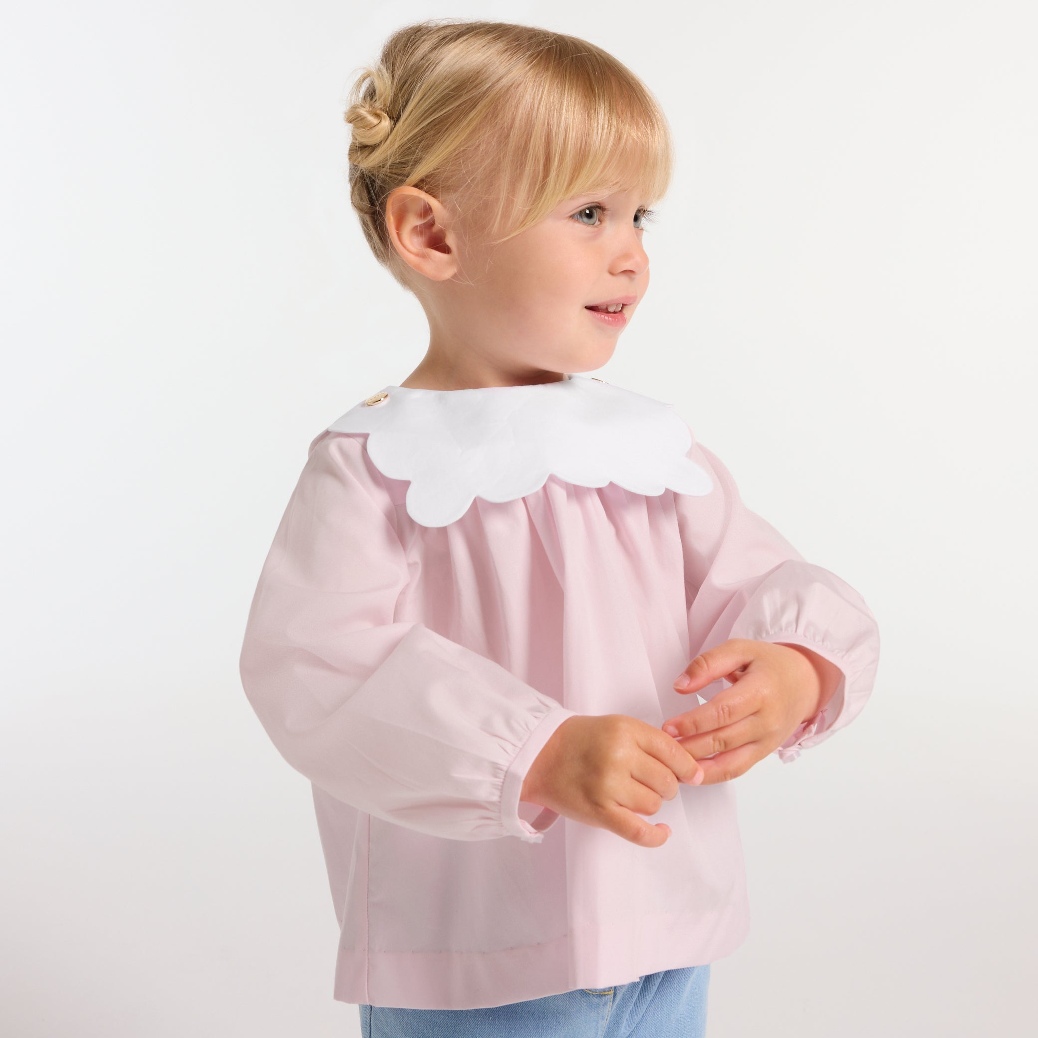 Toddler girl blouse in poplin