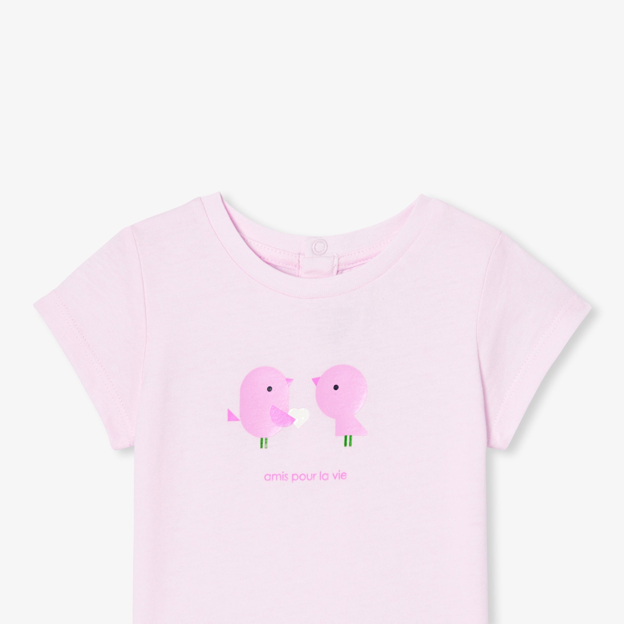 Baby girl short-sleeved T-shirt