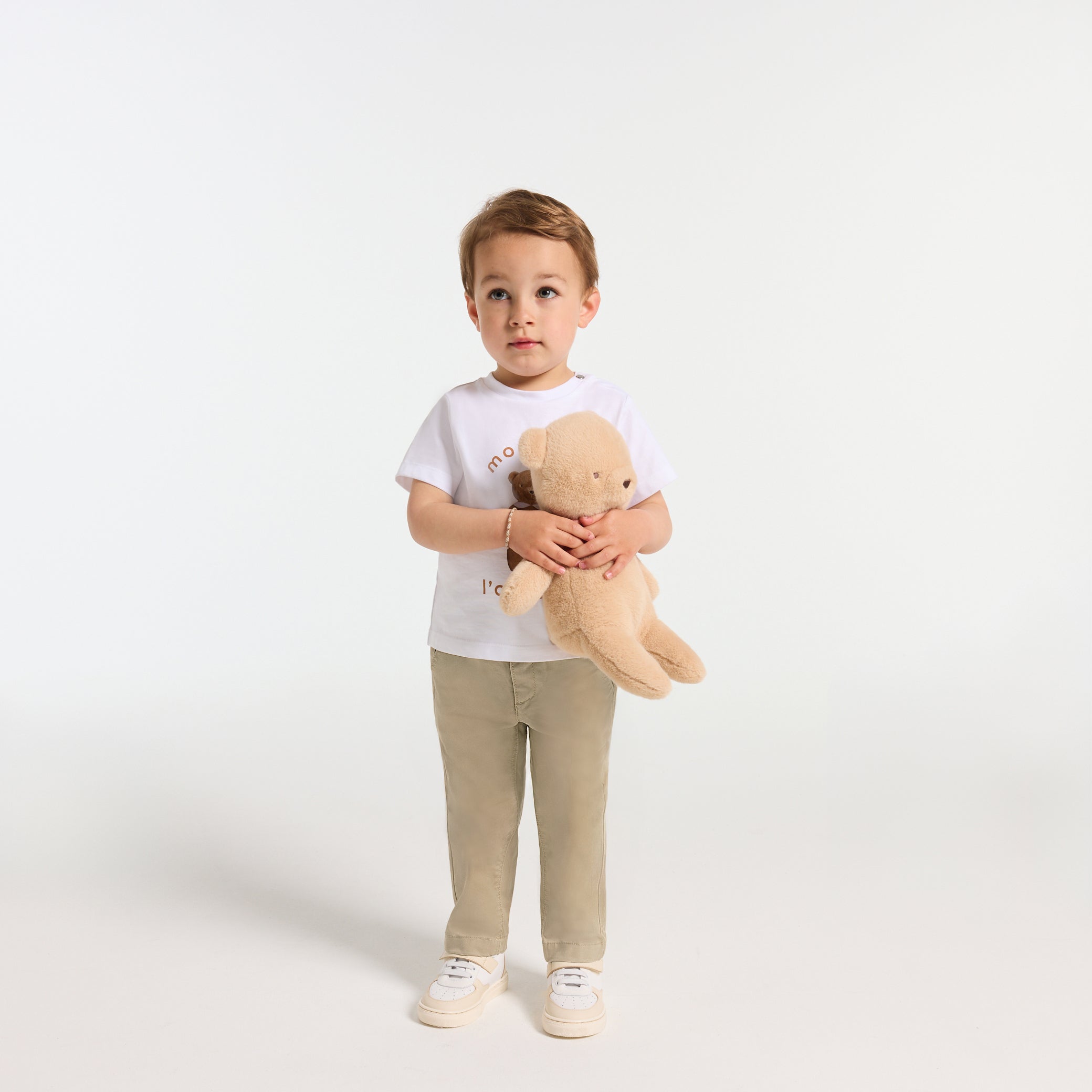 Baby boy pants in twill