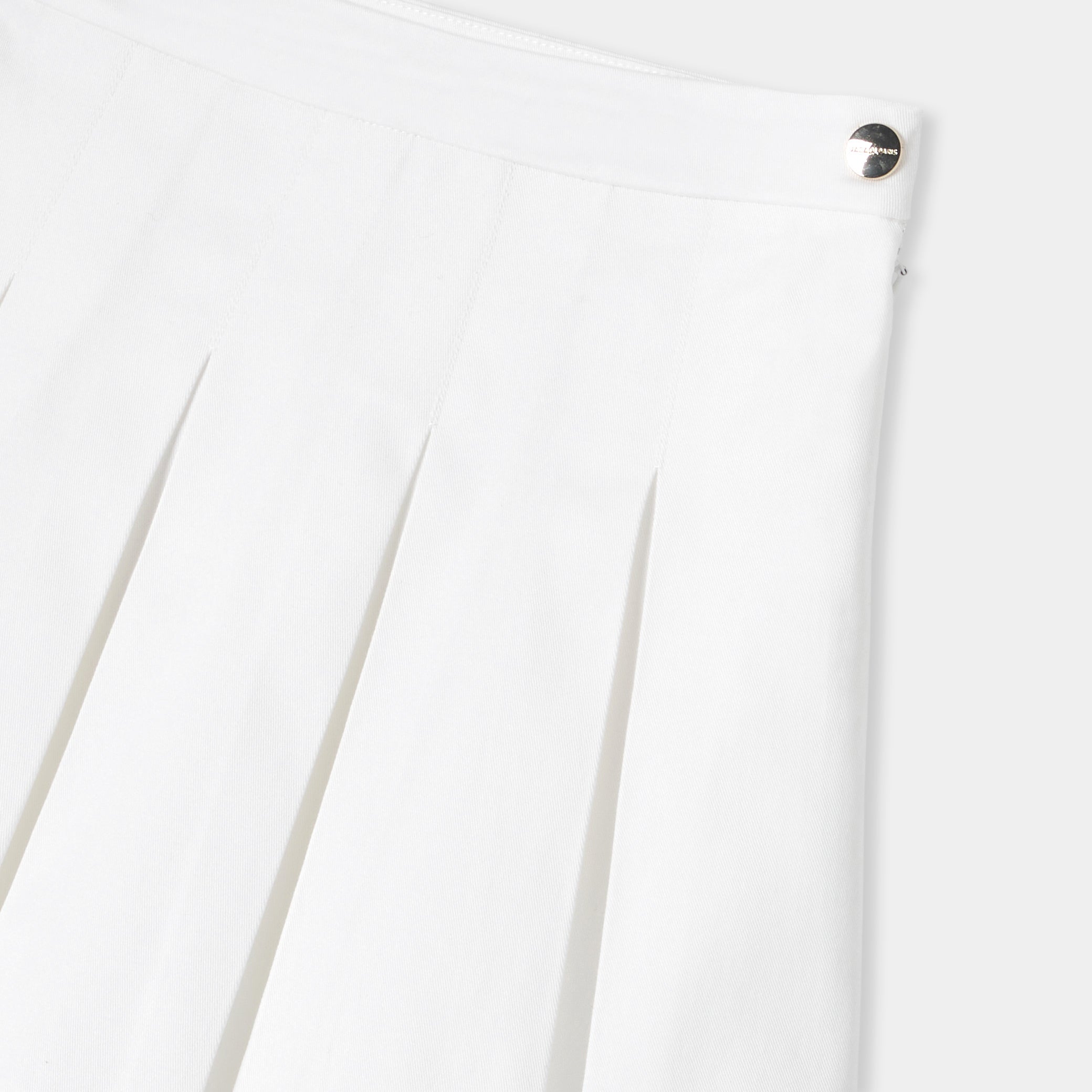 Girl pleated skirt in gabardine