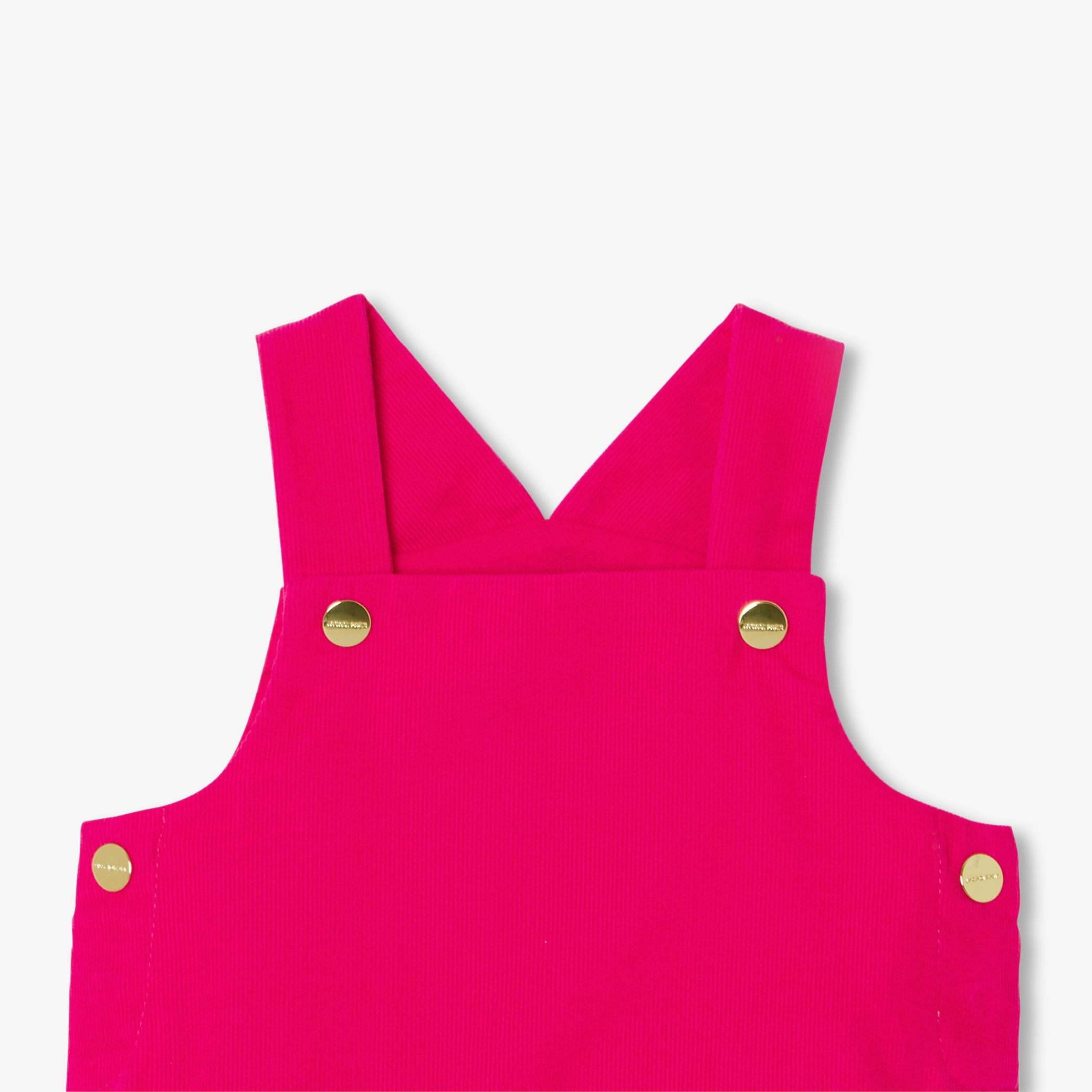 Toddler girl velvet pinafore dress