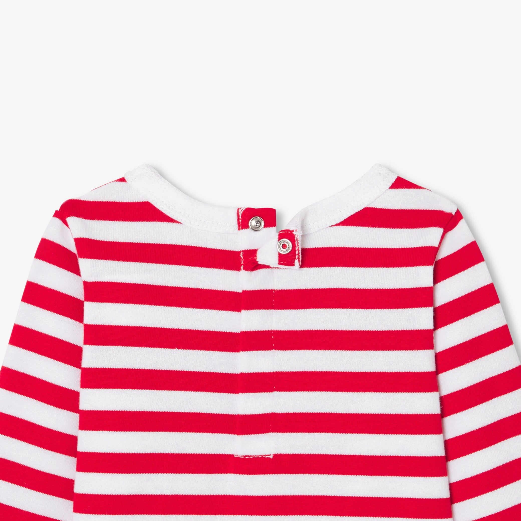 Toddler girl Breton tee in thick jersey