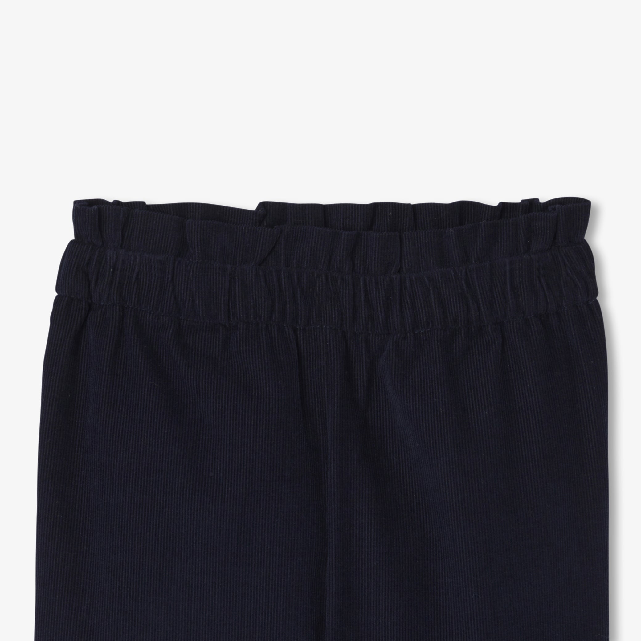 Baby girl pants in milleraies velvet