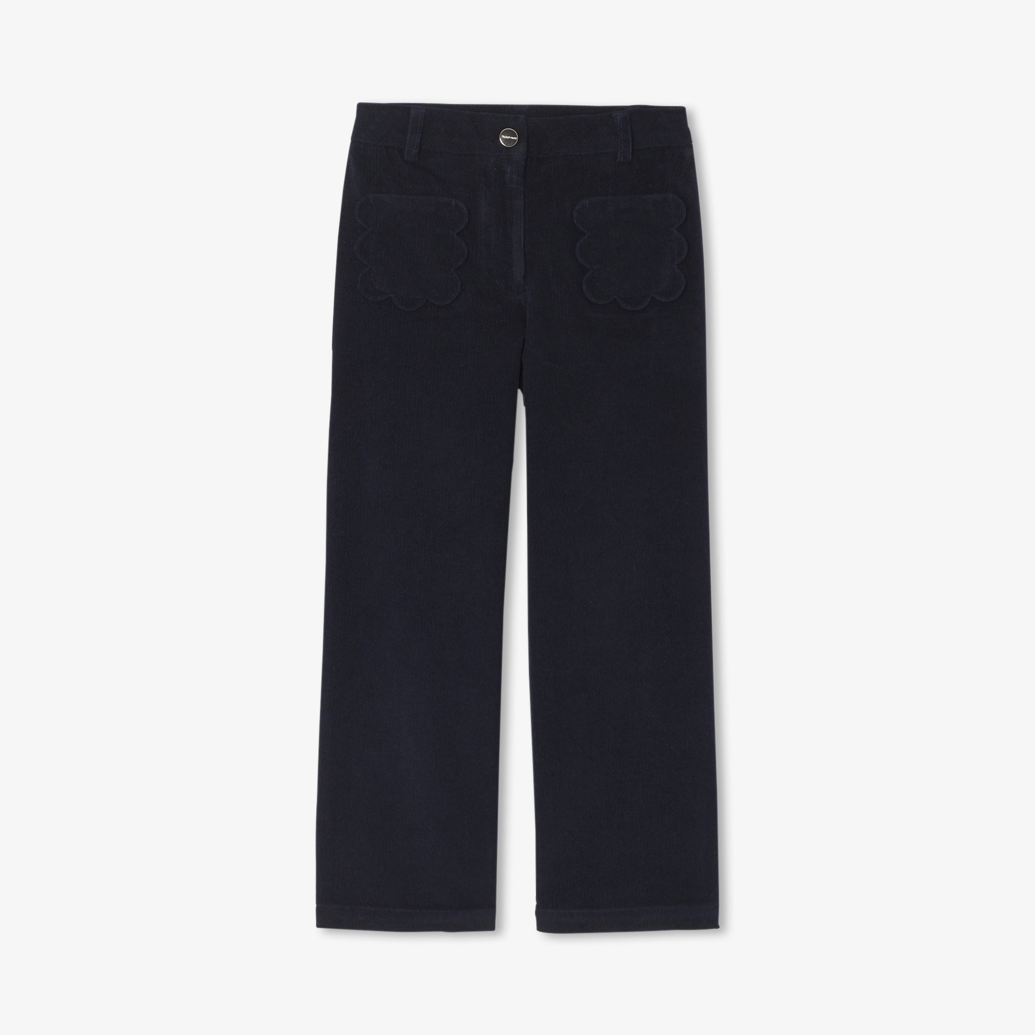 Girl velvet milleraies pants