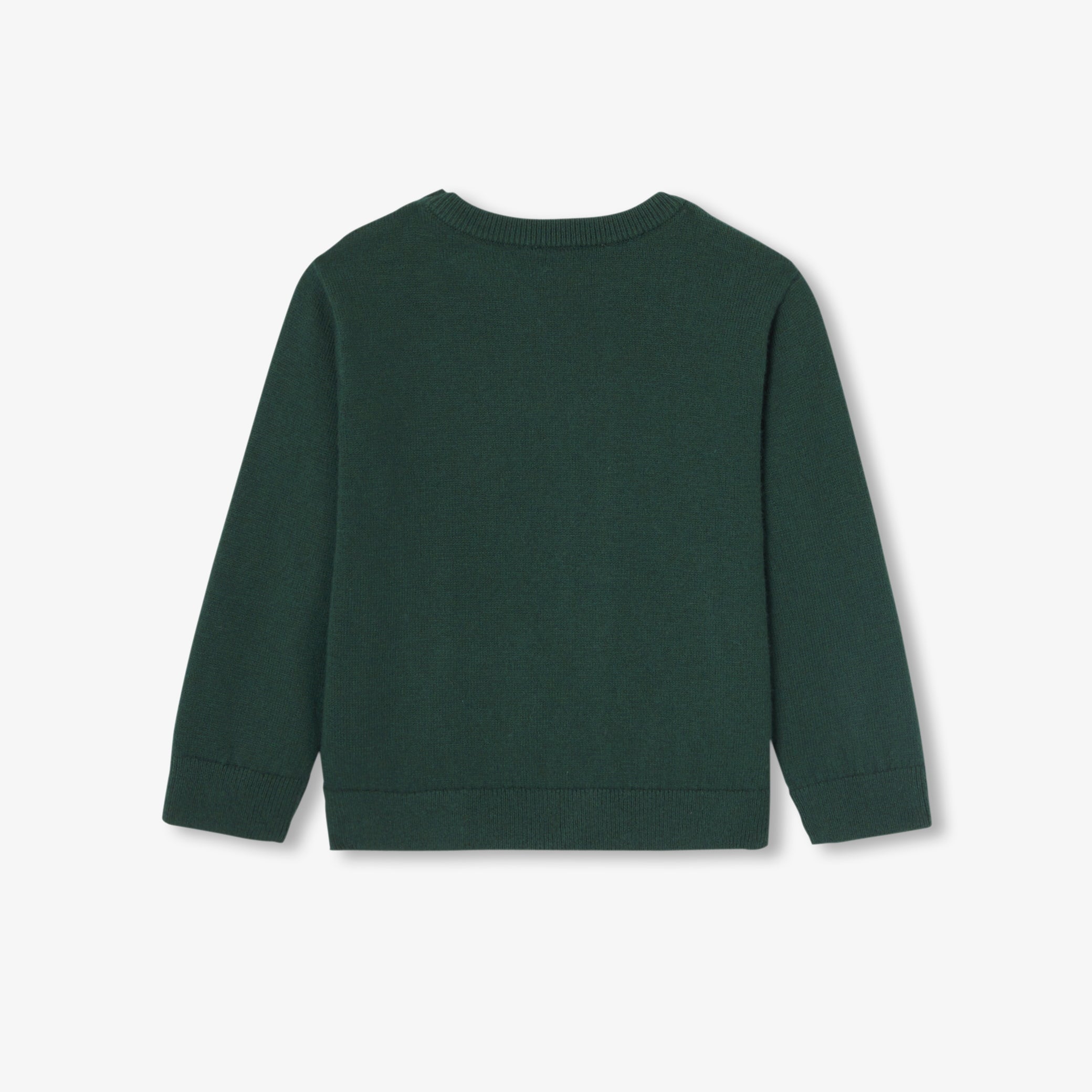 Toddler boy sweater in cotton and wool