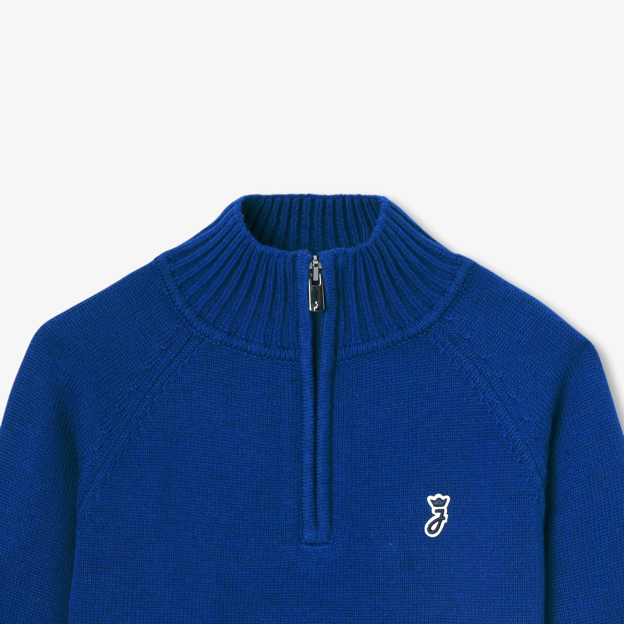 Boy sweater with trucker collar