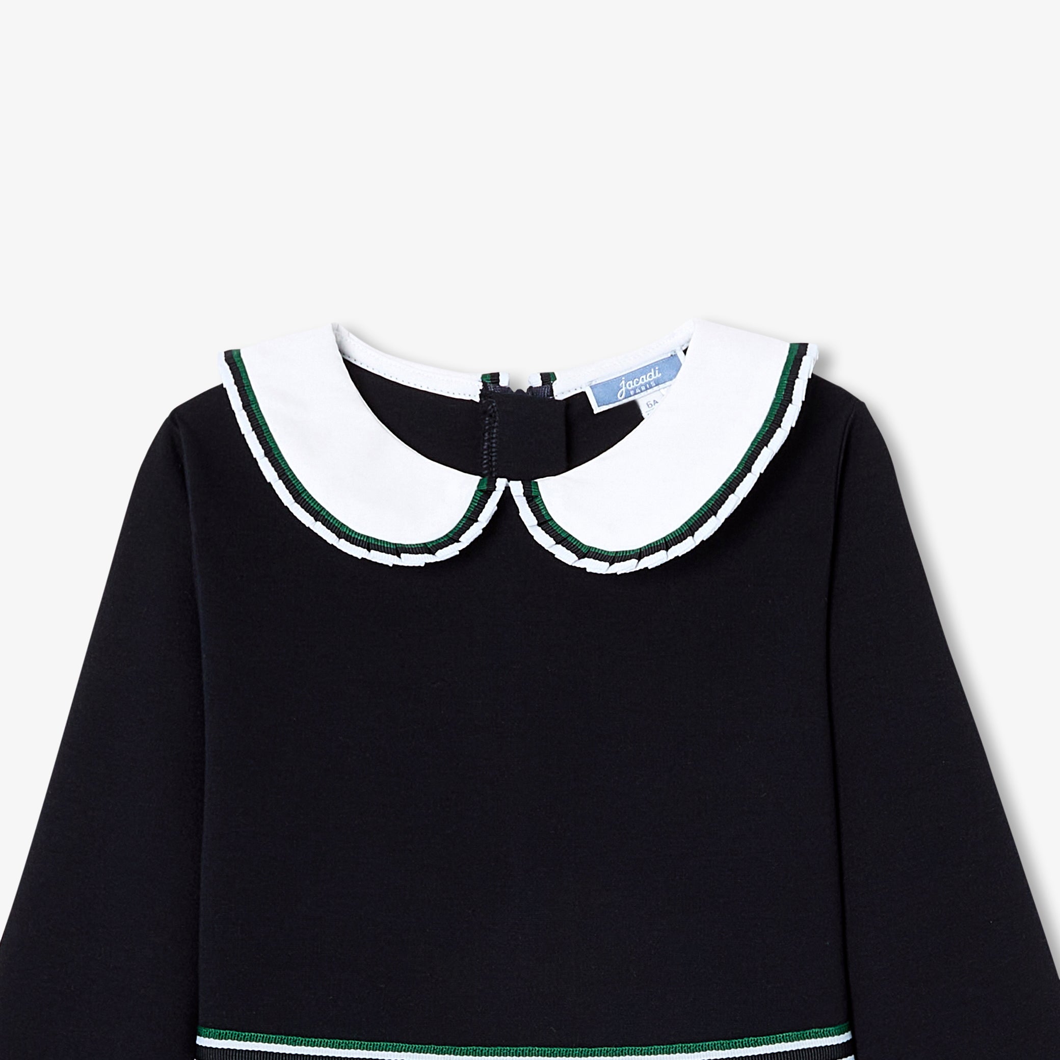 Girl dress in milano knit