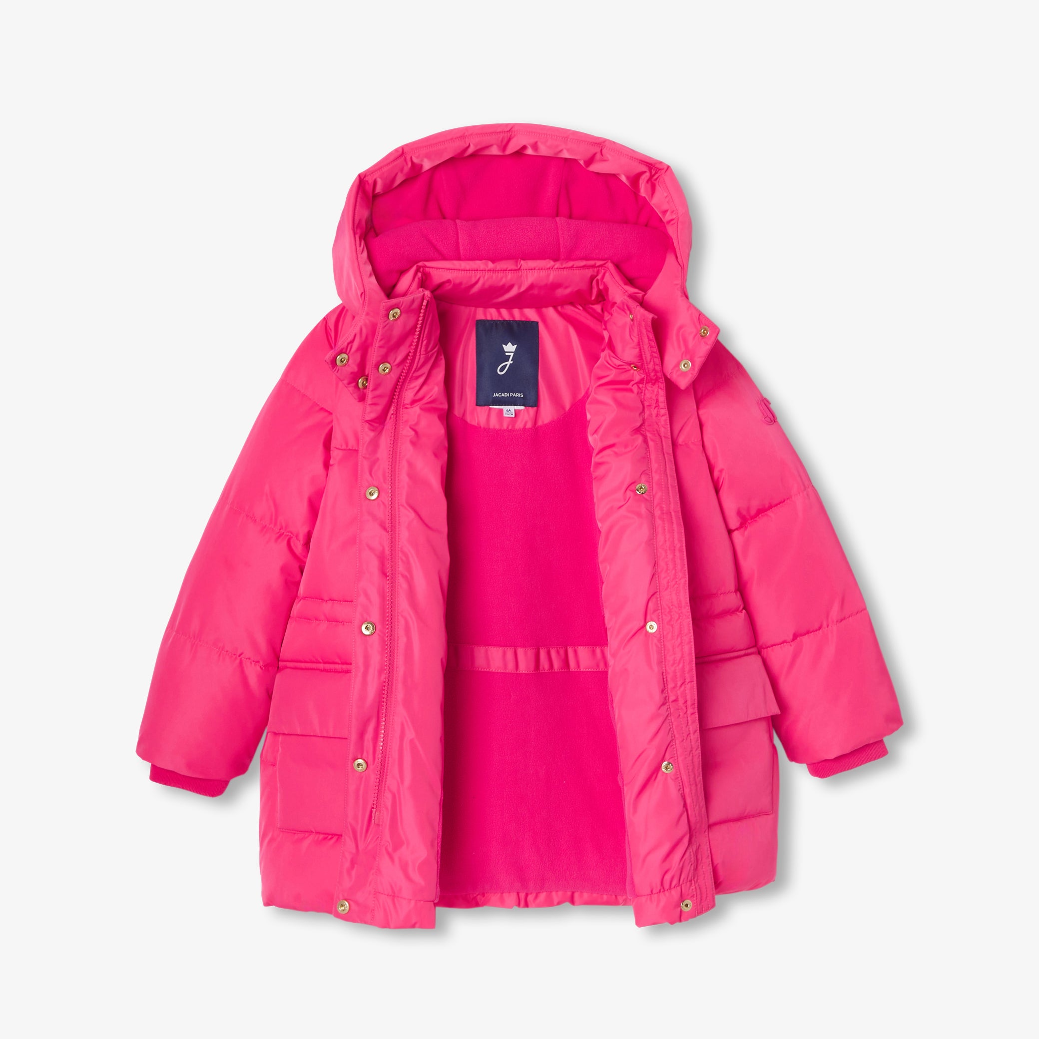 Girl long down jacket
