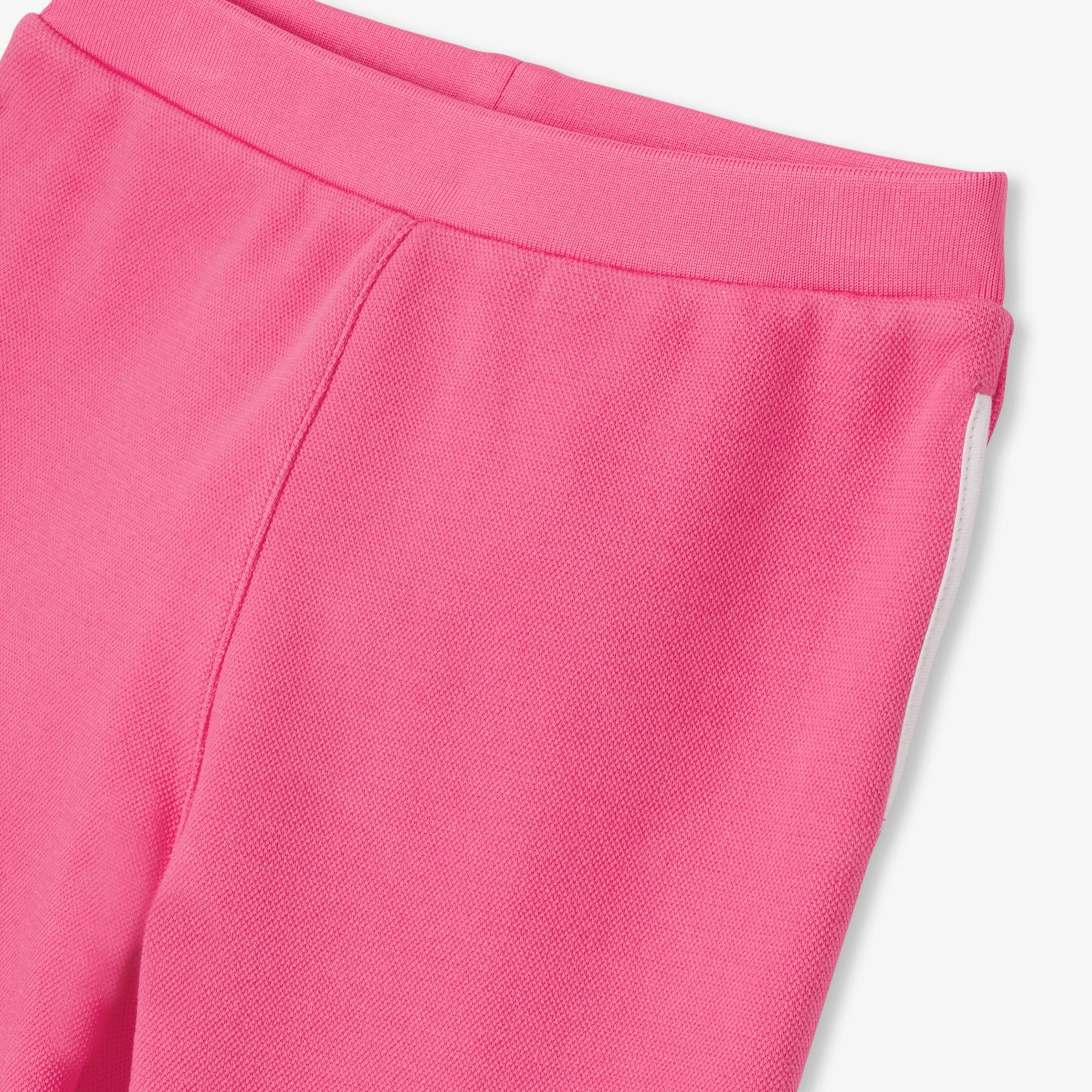 Girl joggers in pique knit