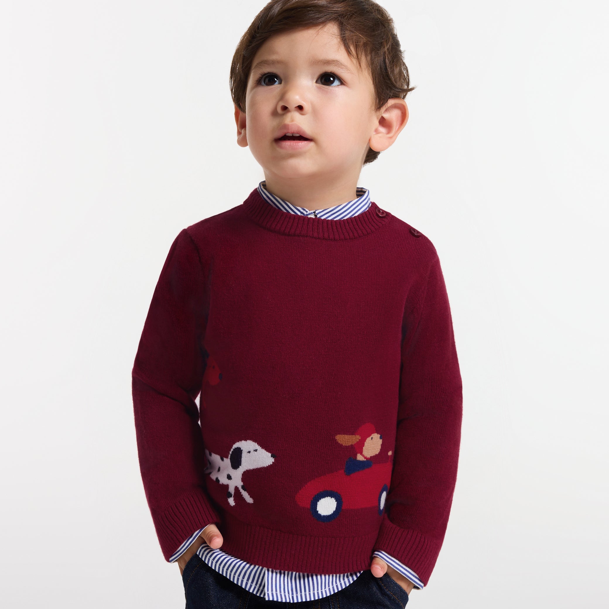 Toddler boy cotton sweater