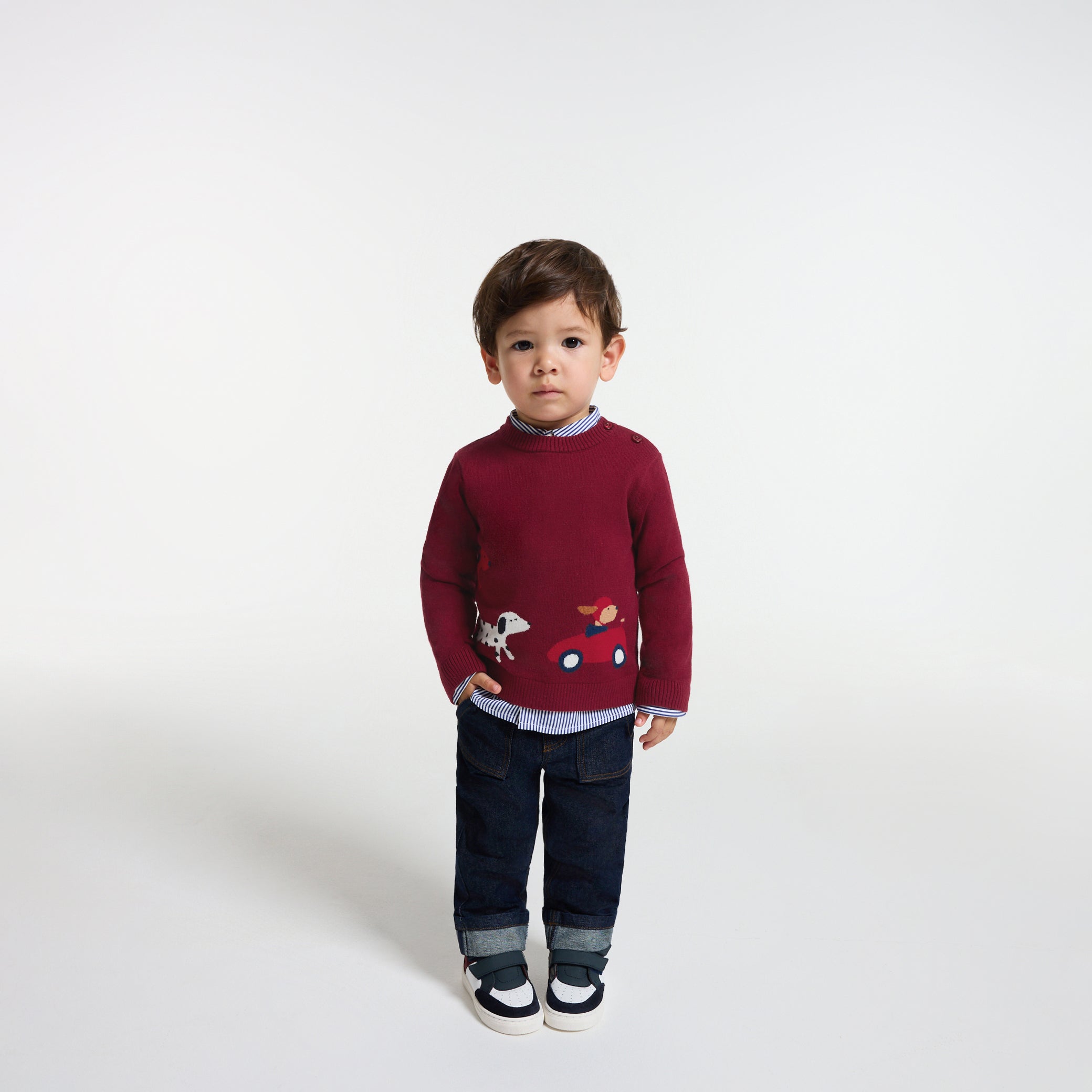 Toddler boy cotton sweater