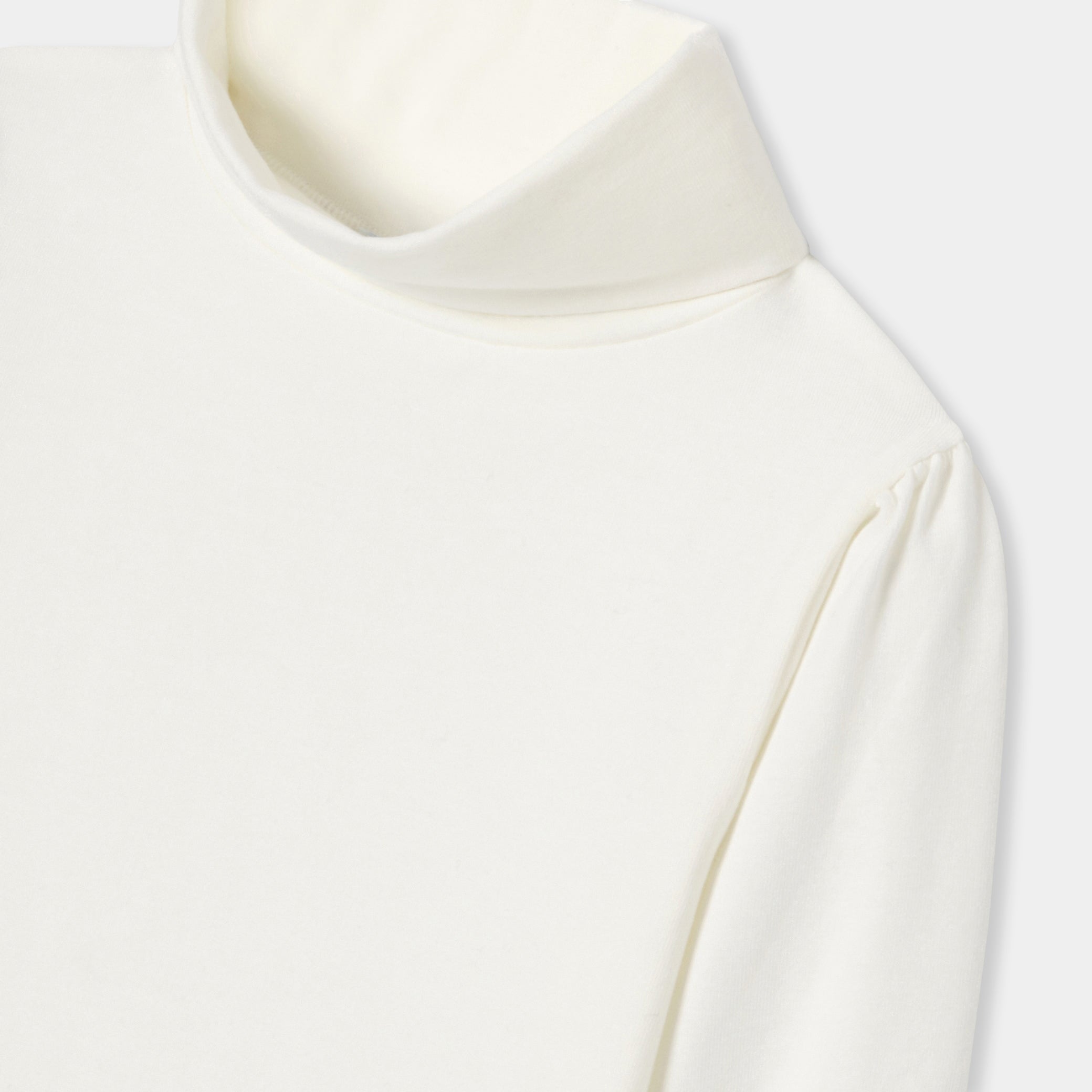 Girl jersey turtleneck