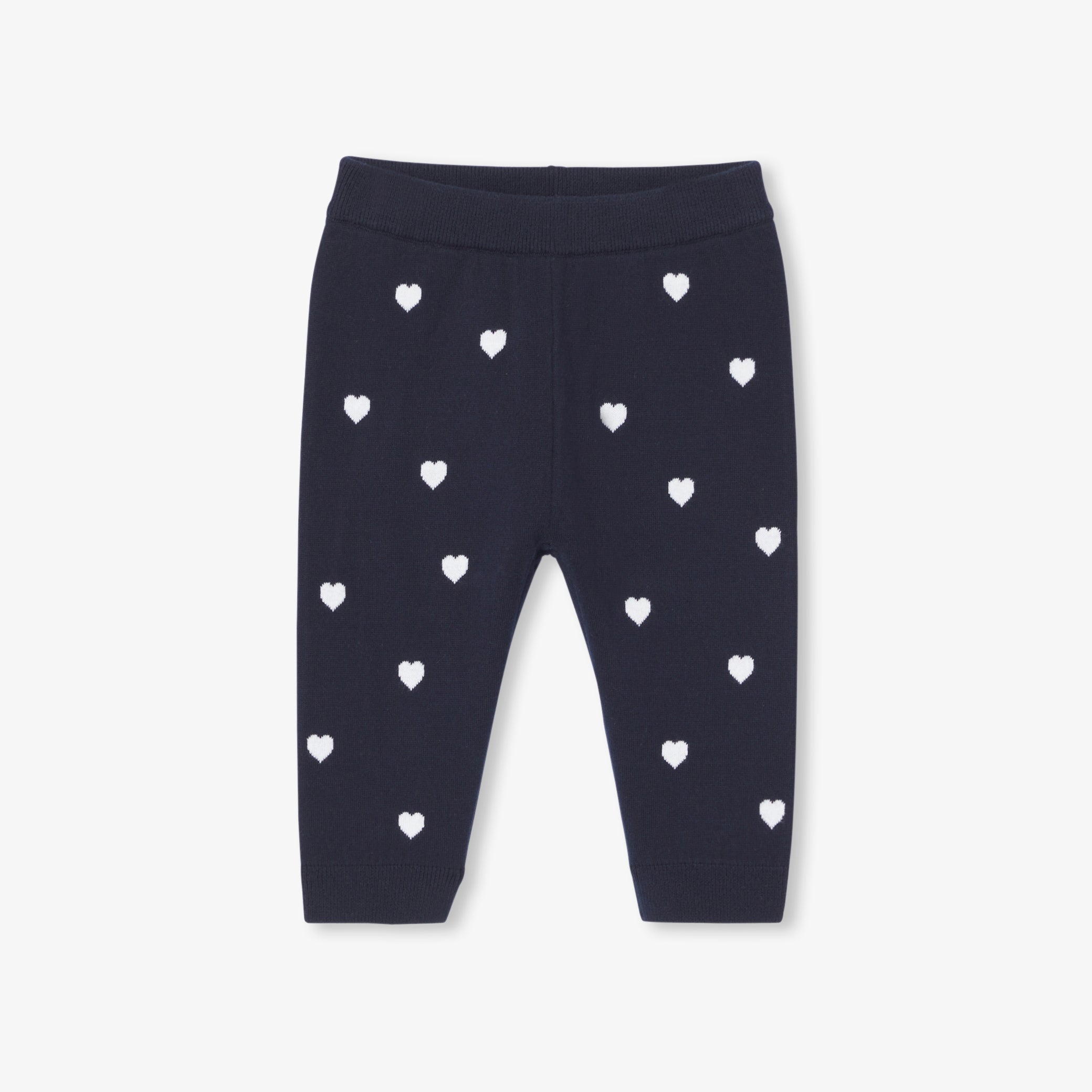Baby girl knitted heart pants