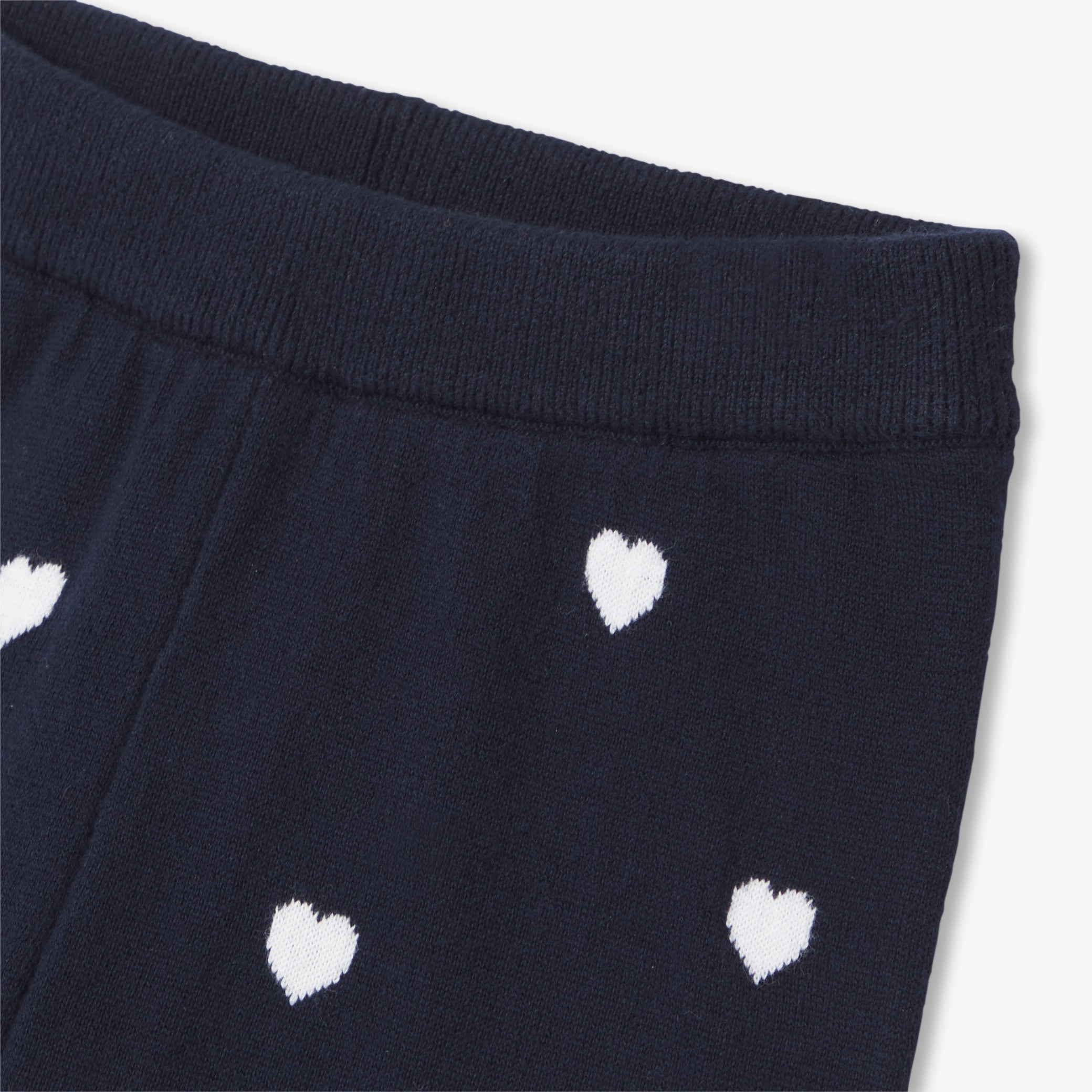Baby girl knitted heart pants