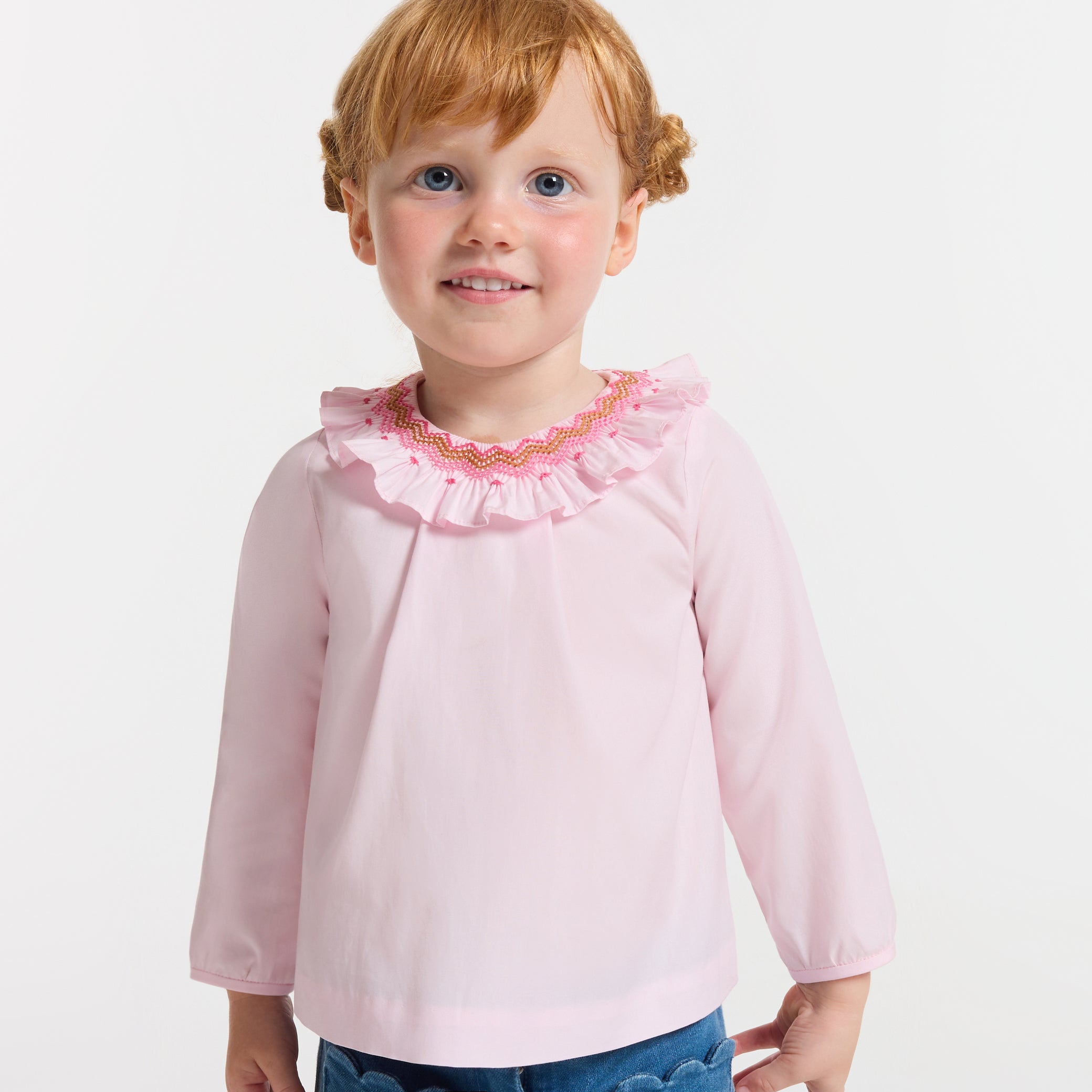 Toddler girl long-sleeved blouse