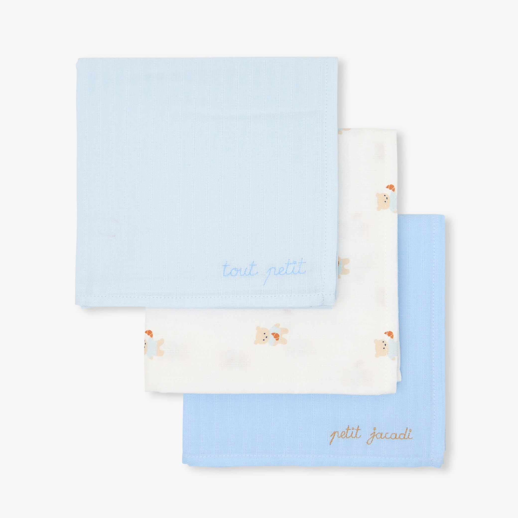 Set of 3 swaddling cloths