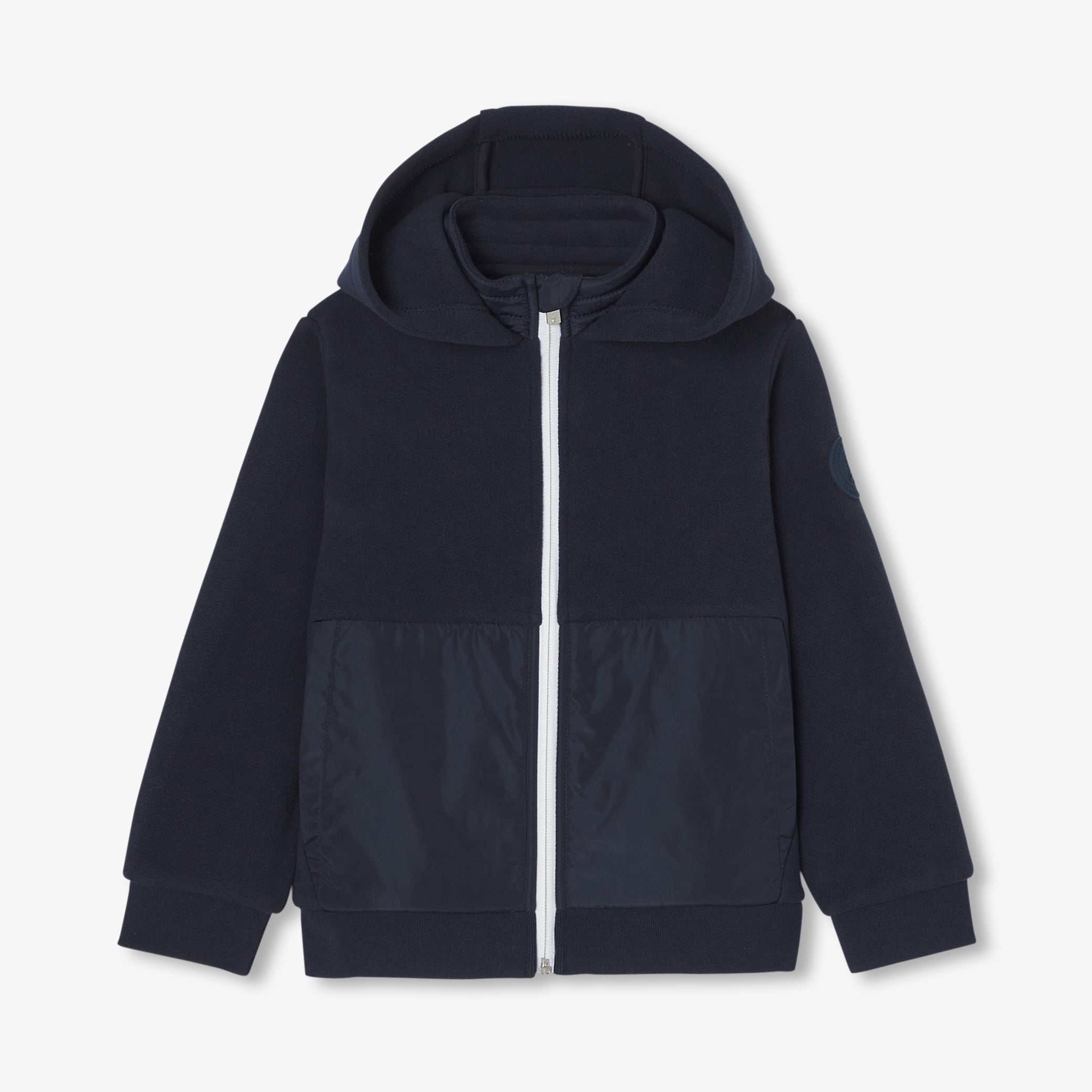 Boy zip-up fleece hoodie