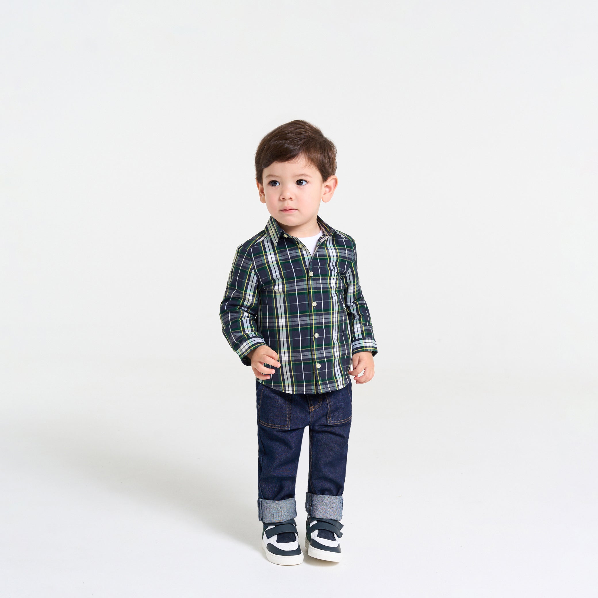 Toddler tartan shirt