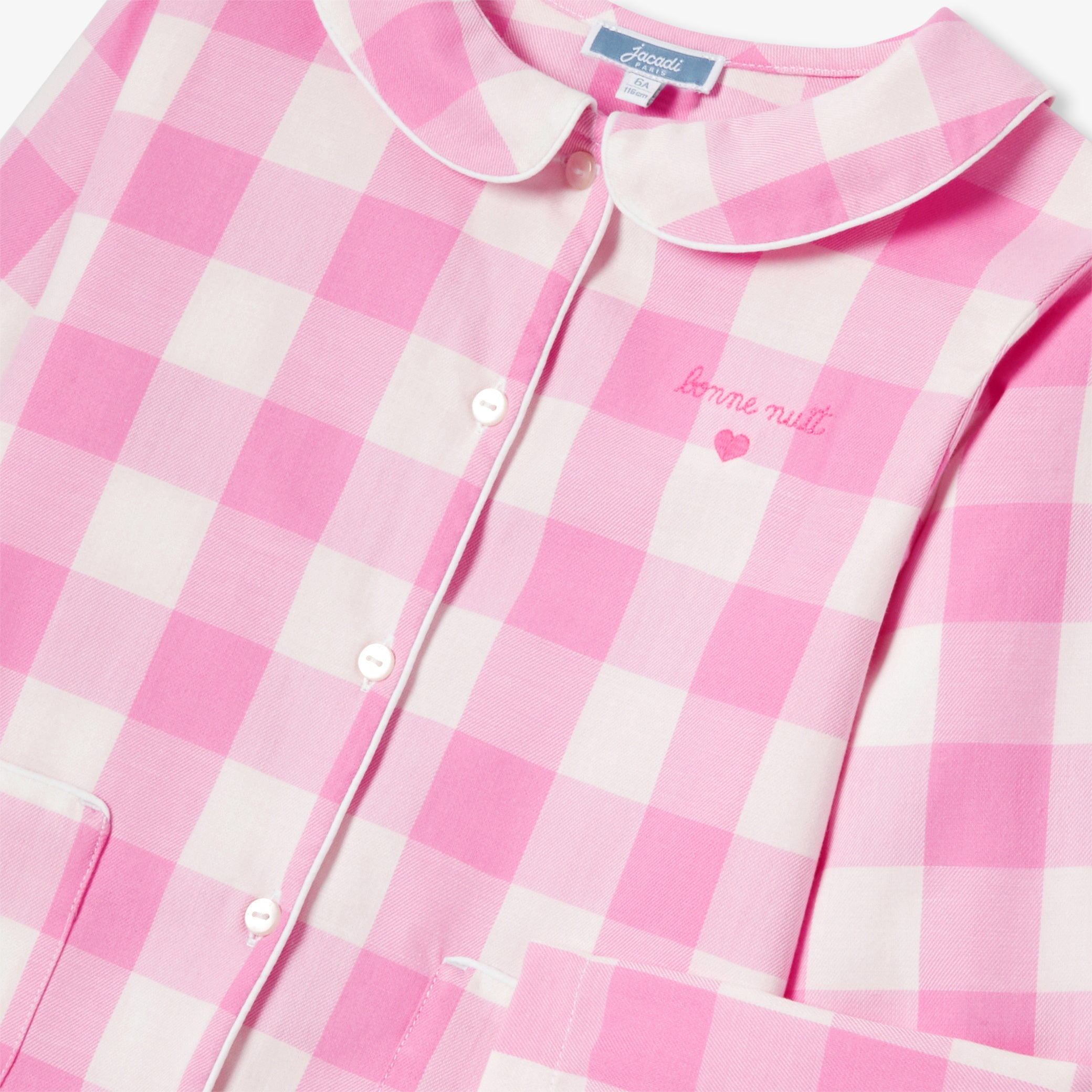 Girl flannel pajamas