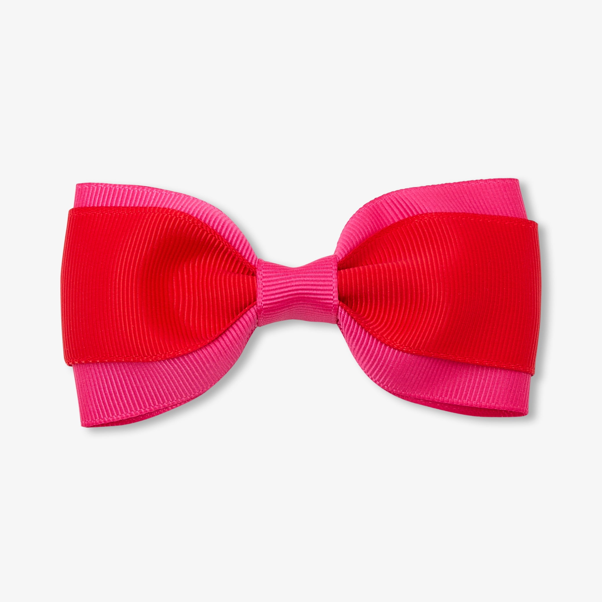 Girl hair clip with color block bow