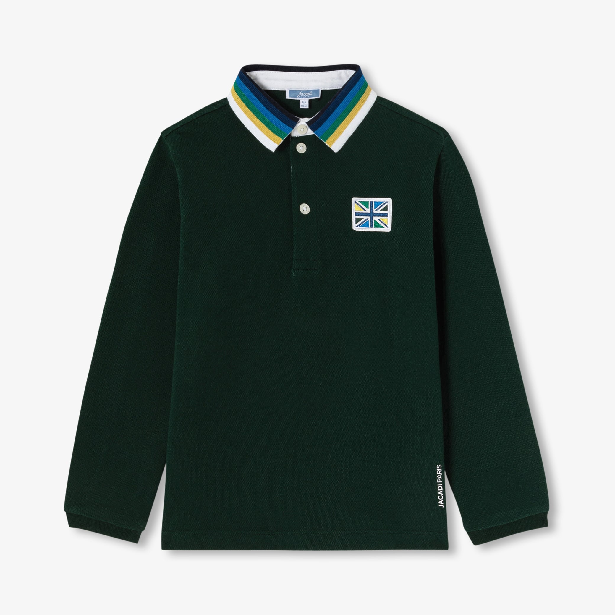 Boy polo shirt in cotton pique
