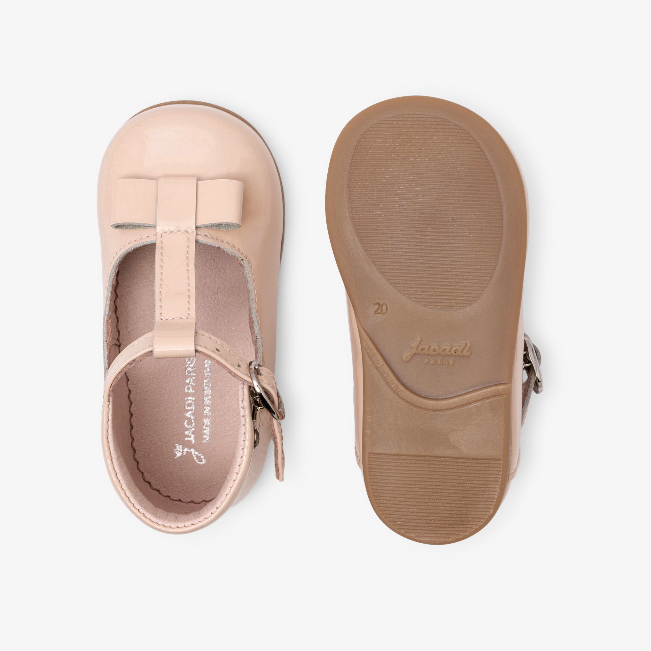 Baby girl first steps t-bar shoes