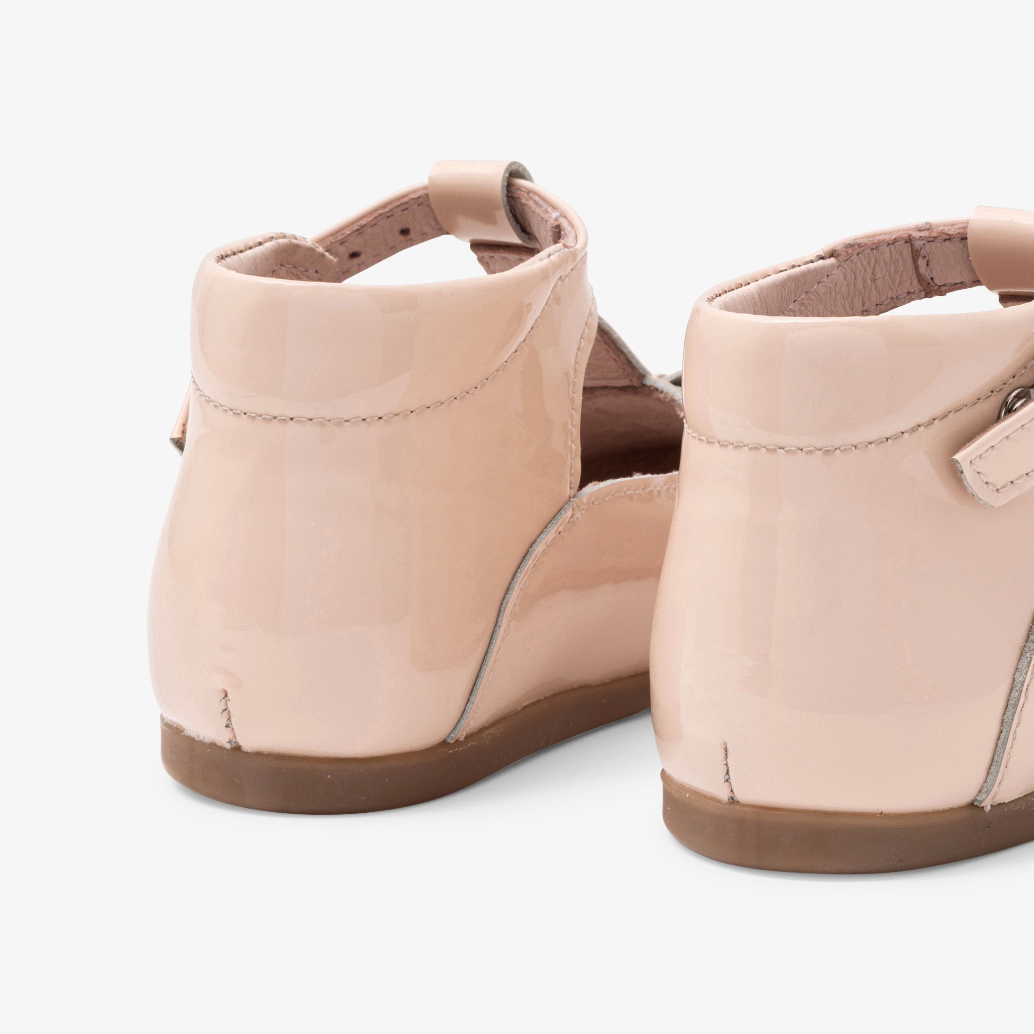 Baby girl first steps t-bar shoes