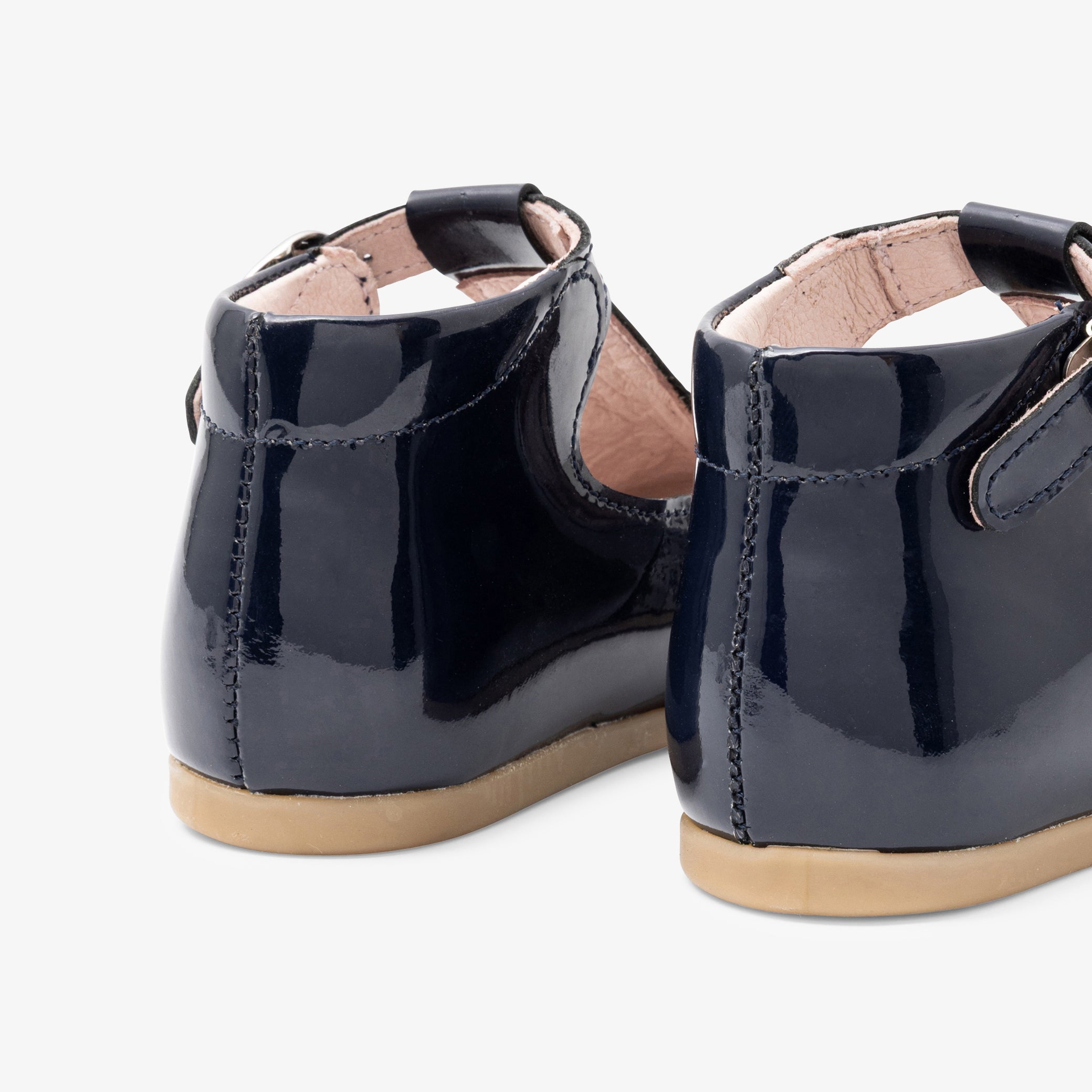 Baby girl first steps t-bars shoes