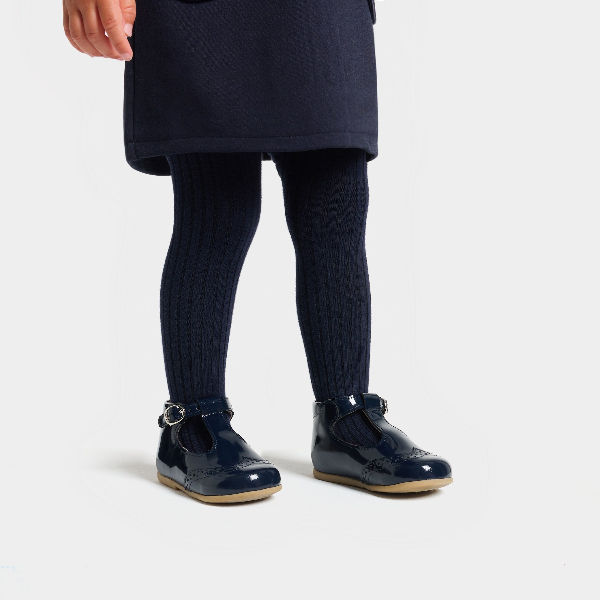 Baby girl first steps t-bars shoes