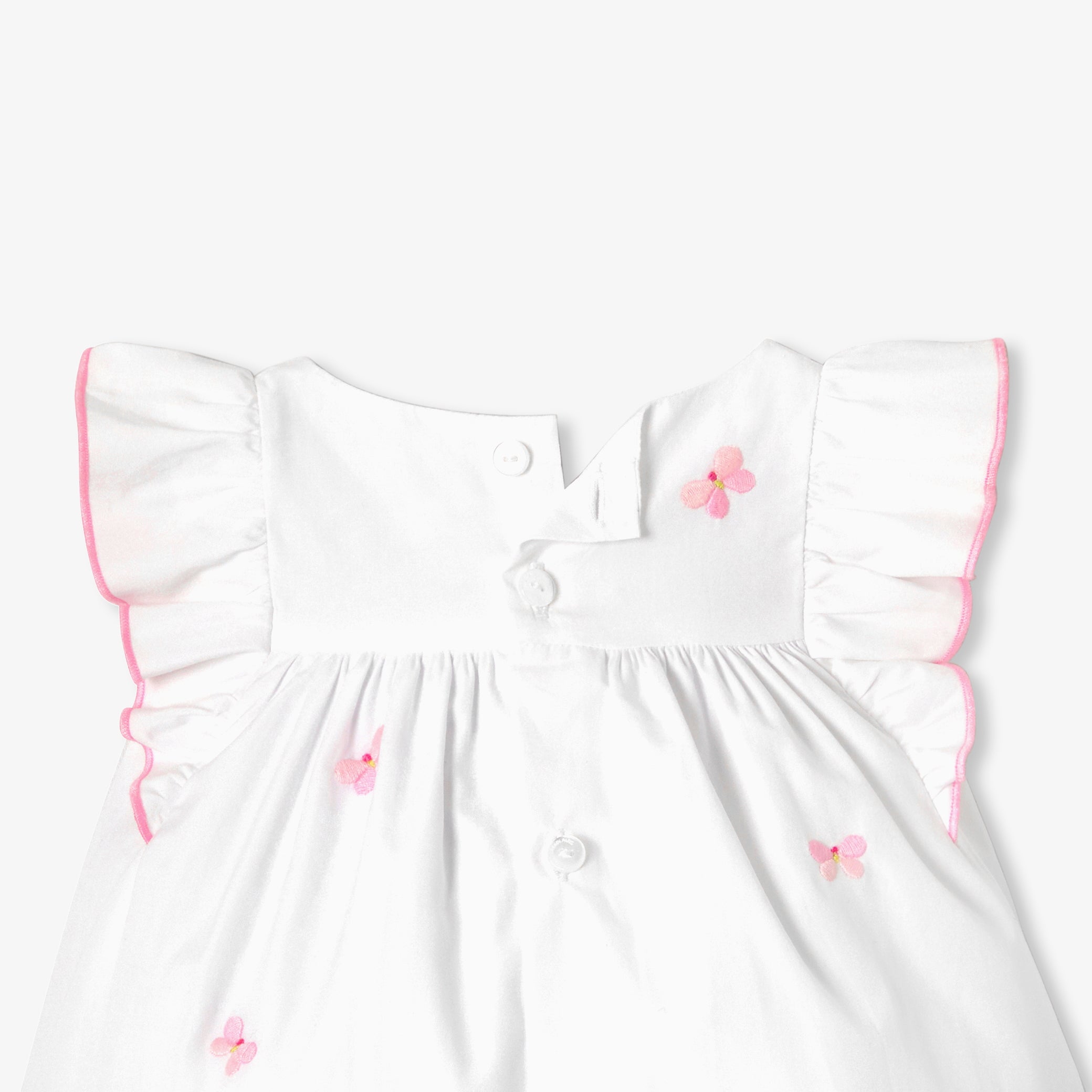 Baby girl dress in cotton poplin
