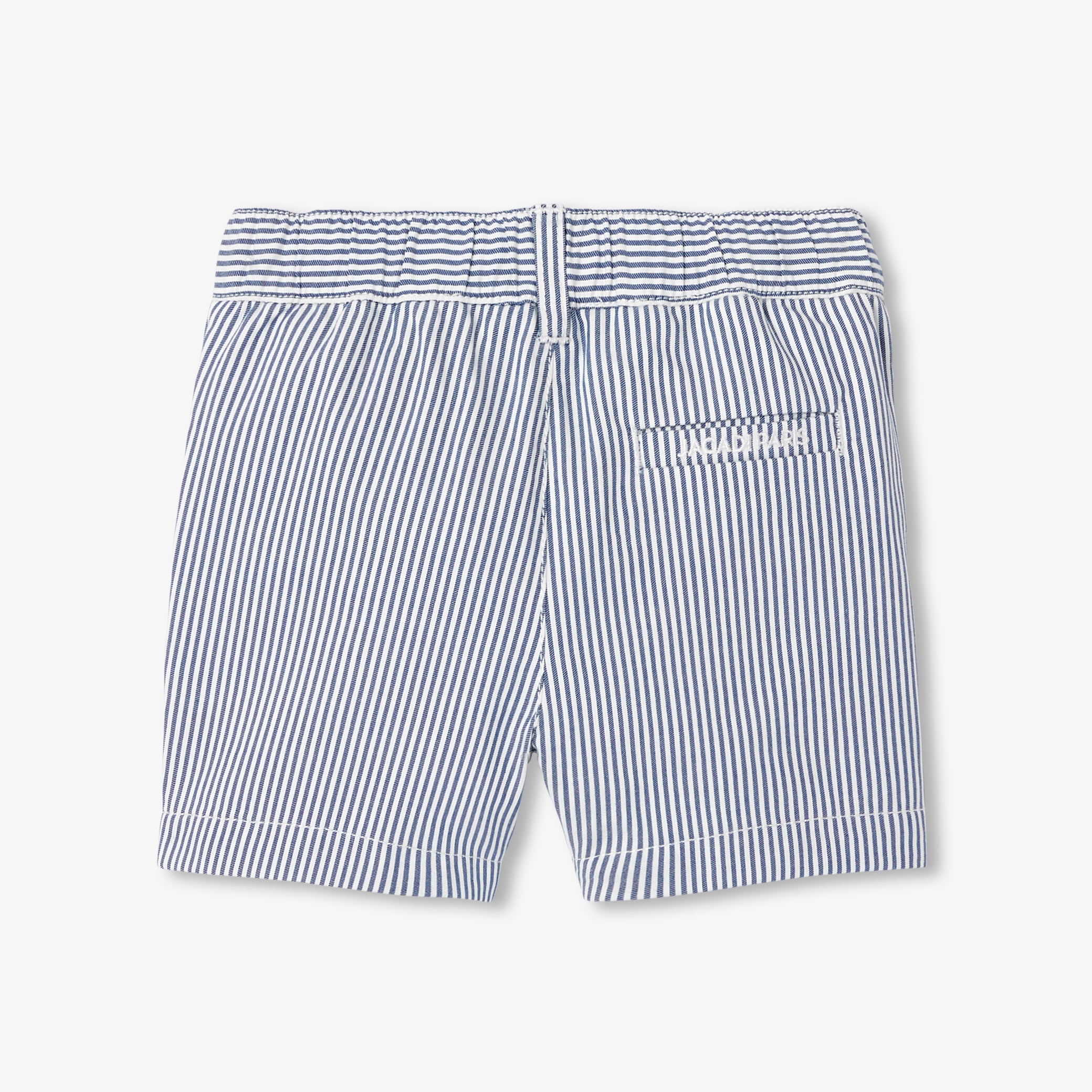 Baby boy striped twill shorts