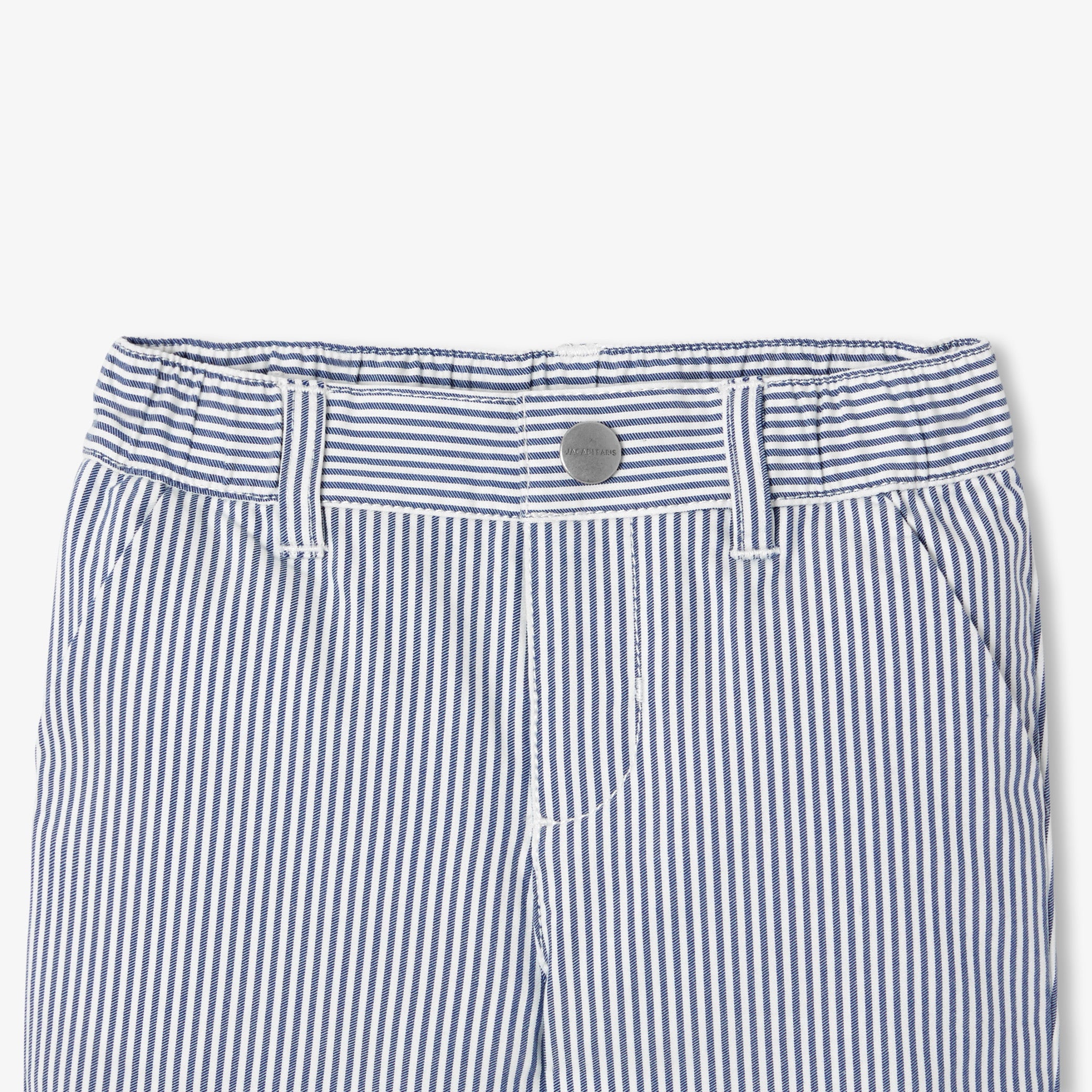 Baby boy striped twill shorts