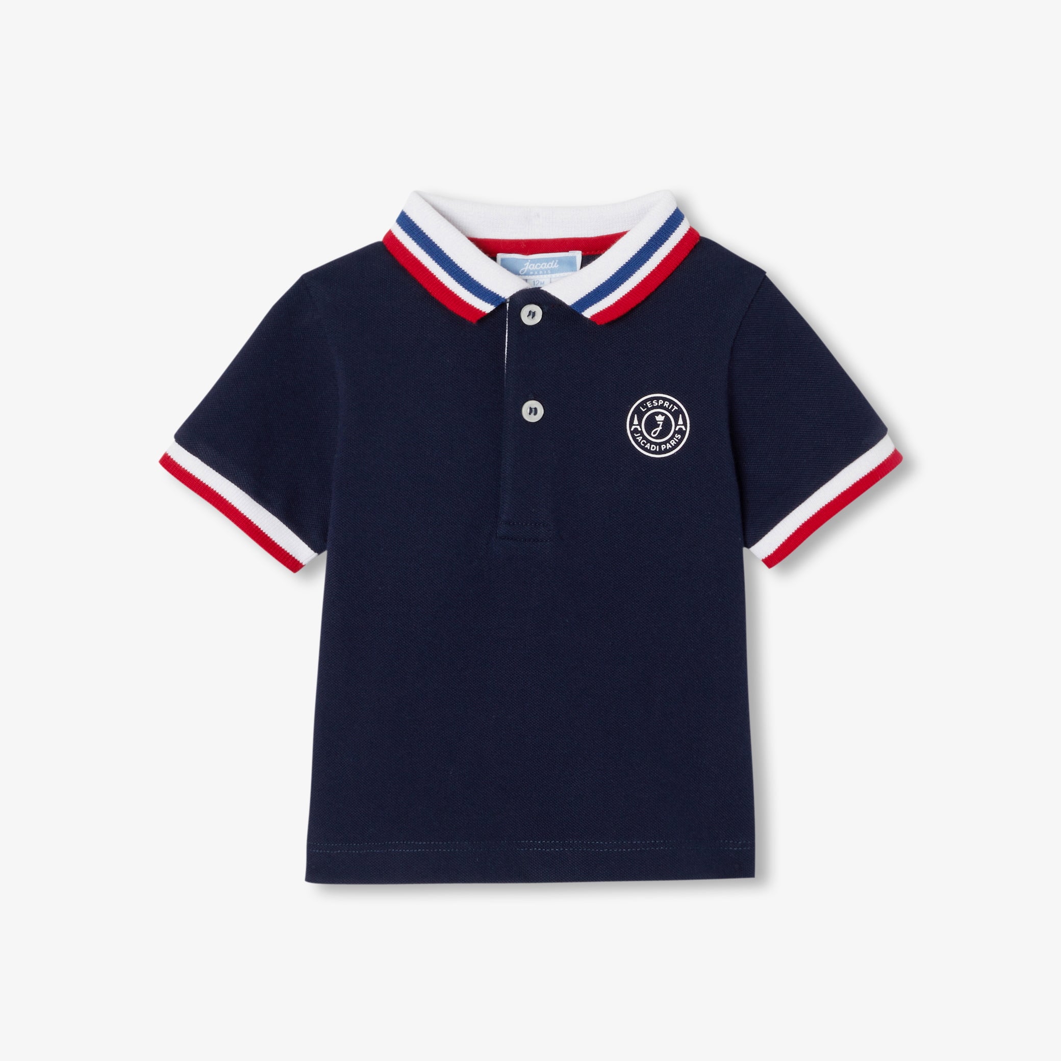 Baby boy short-sleeved polo shirt