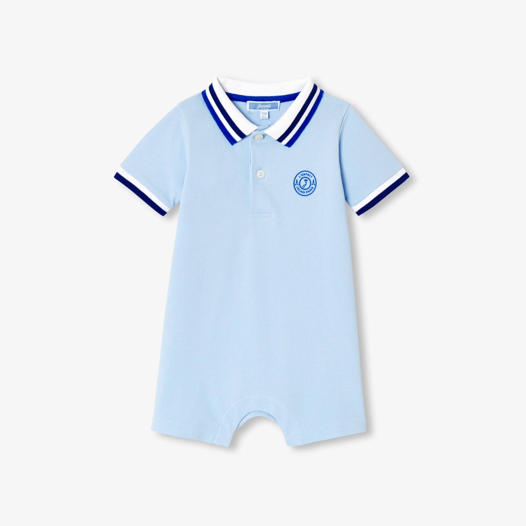 Baby boy polo shirt jumpsuit