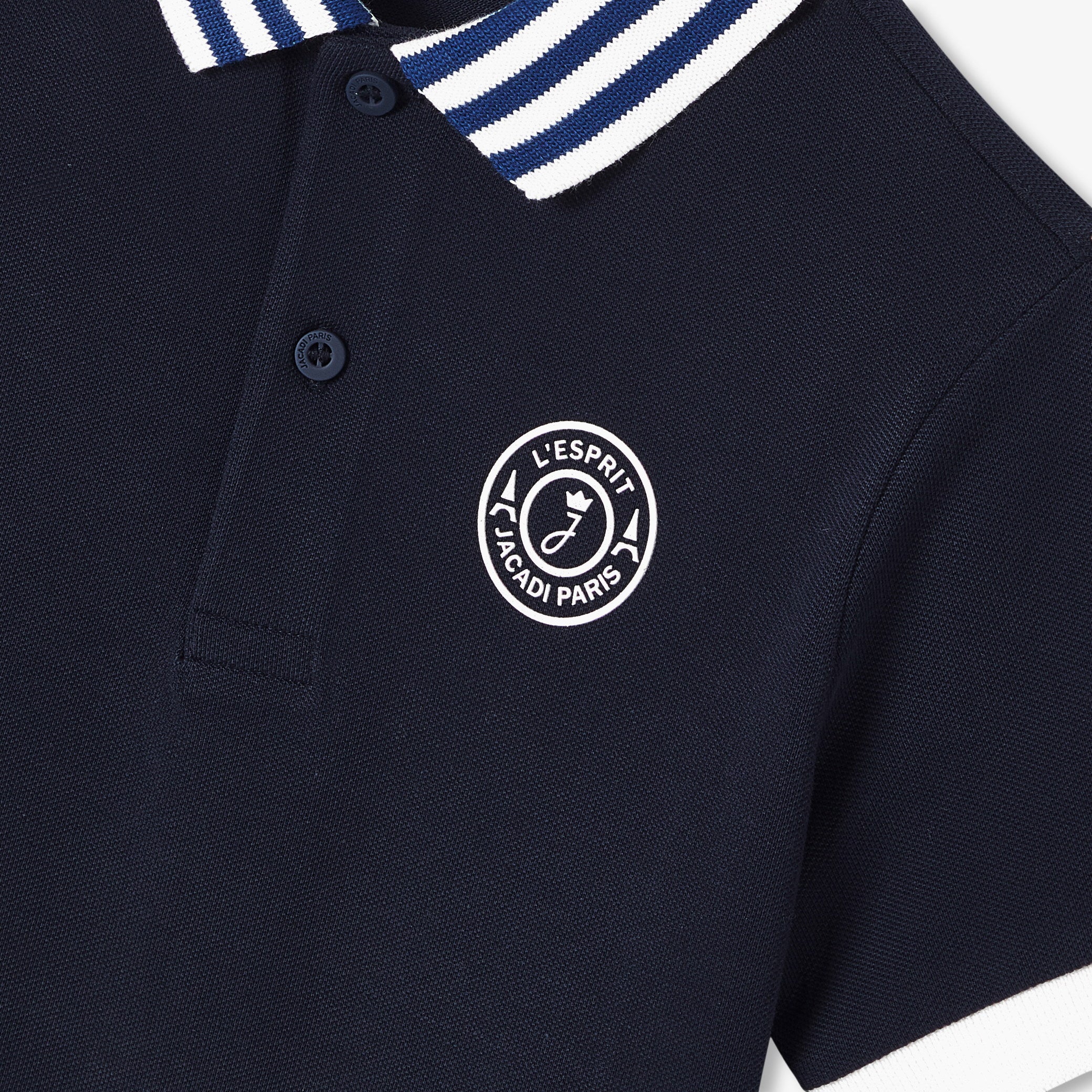 Children's cotton polo shirt