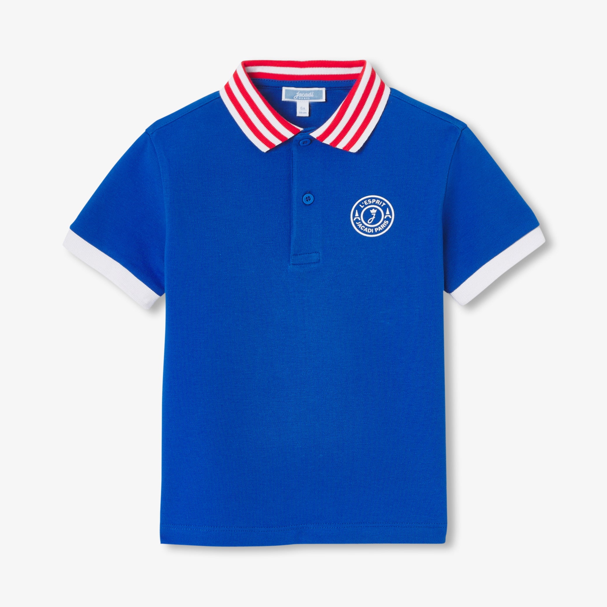 Children's cotton polo shirt