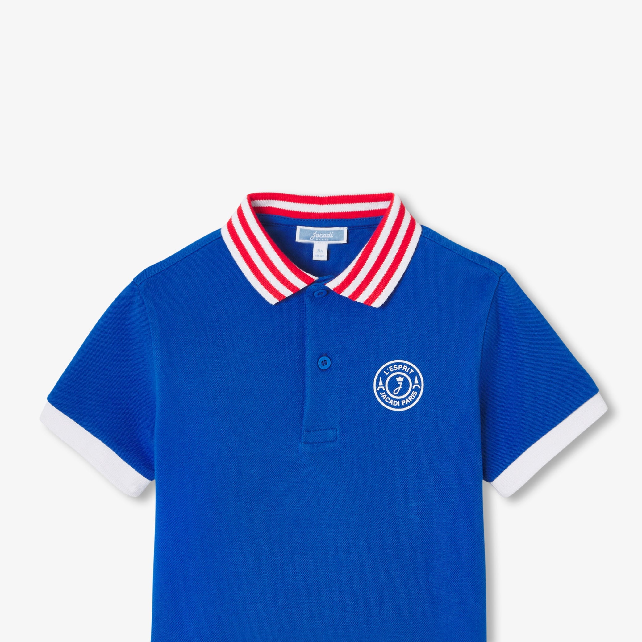 Children's cotton polo shirt