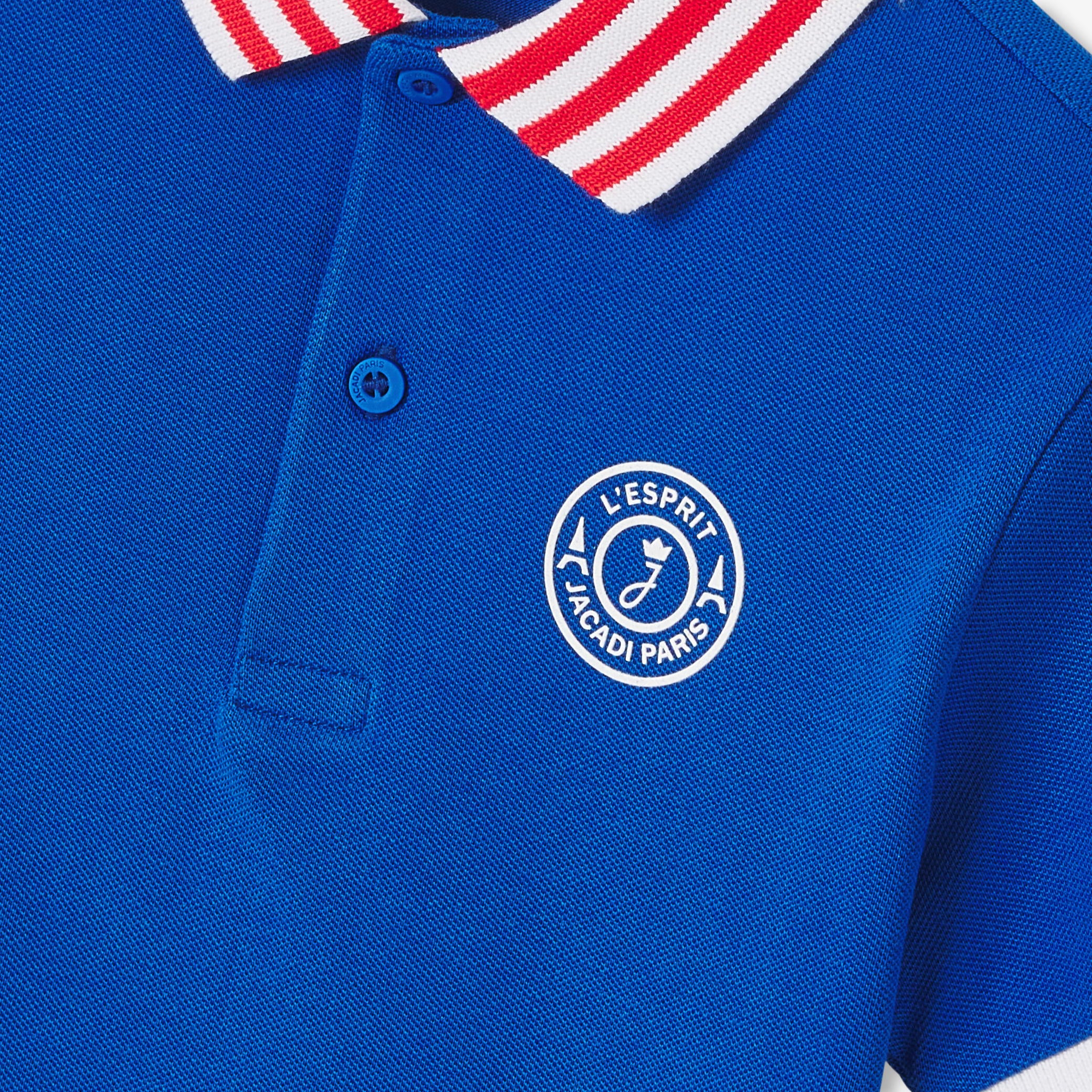 Children's cotton polo shirt