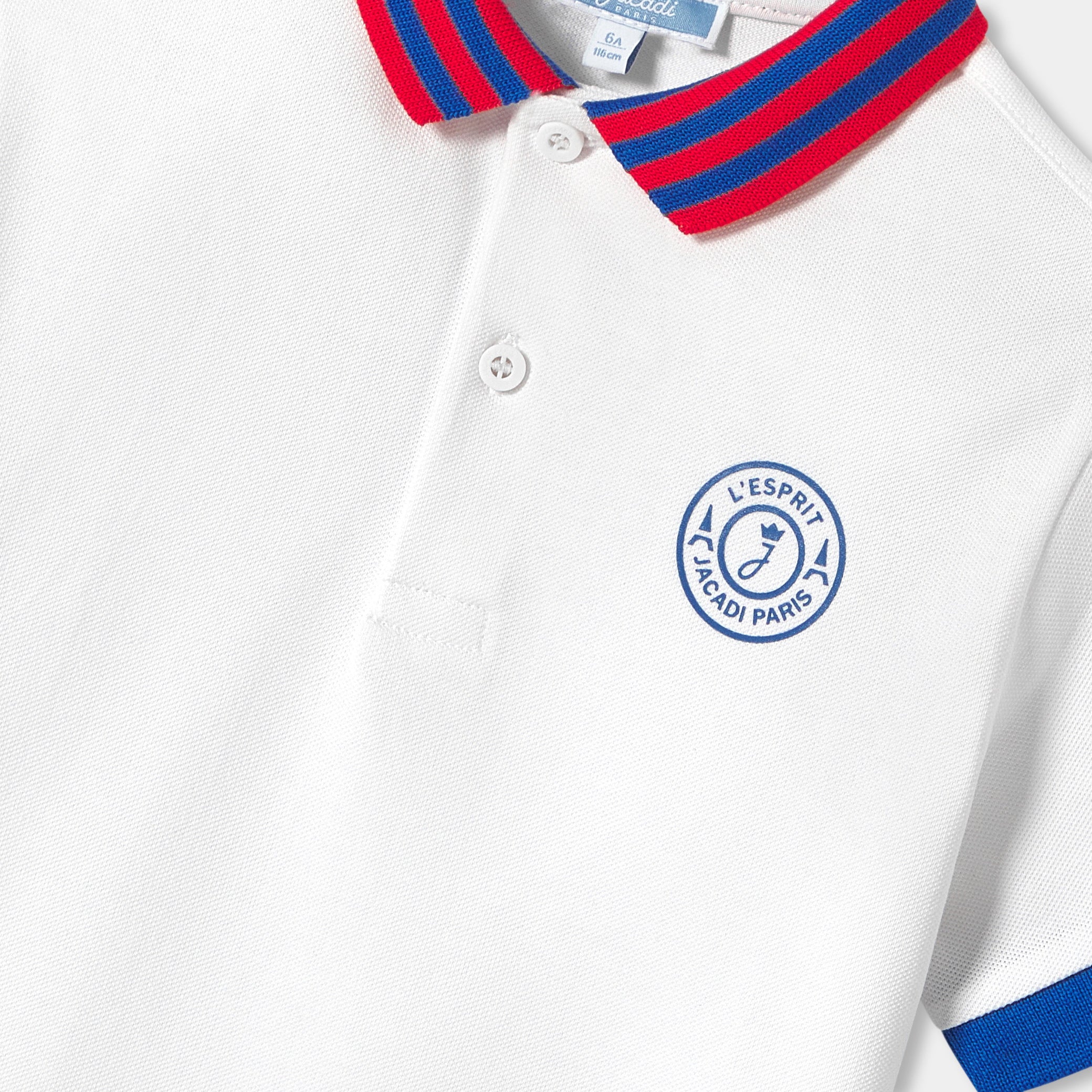Children's cotton polo shirt