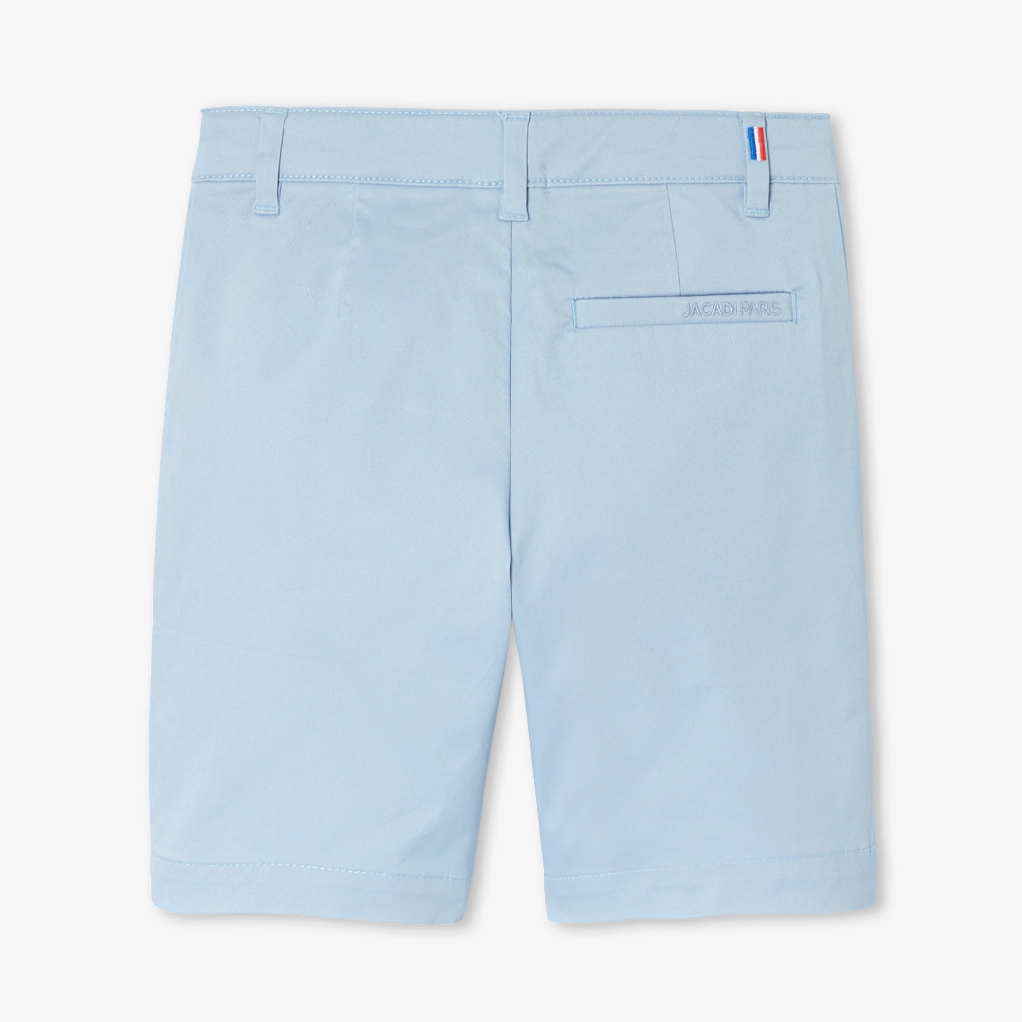 Boys' twill cotton Bermuda shorts