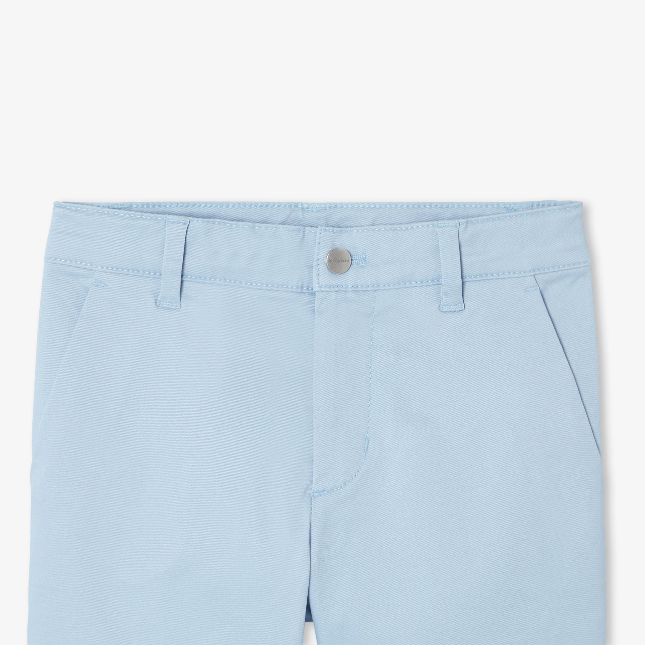 Boys' twill cotton Bermuda shorts